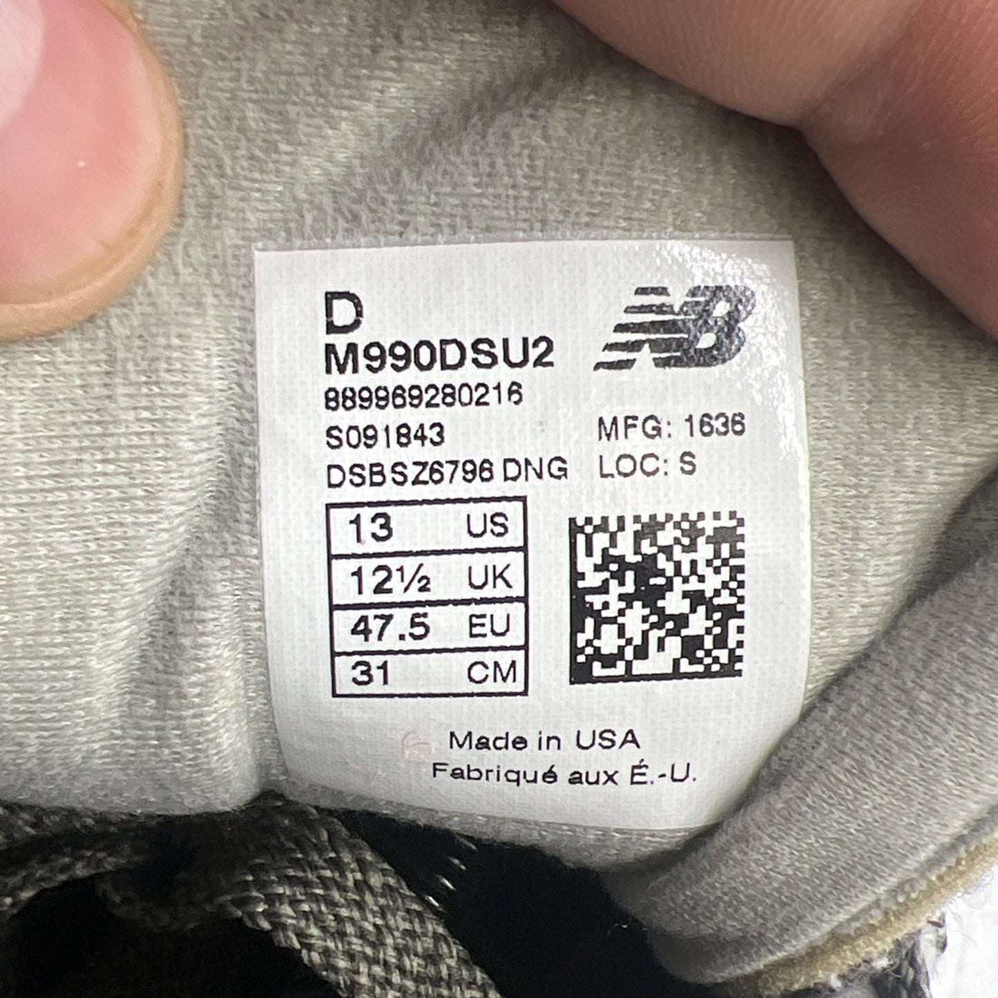 Size 13 - New Balance 990v2 Made in USA Age of Exploration (M990DSU2)