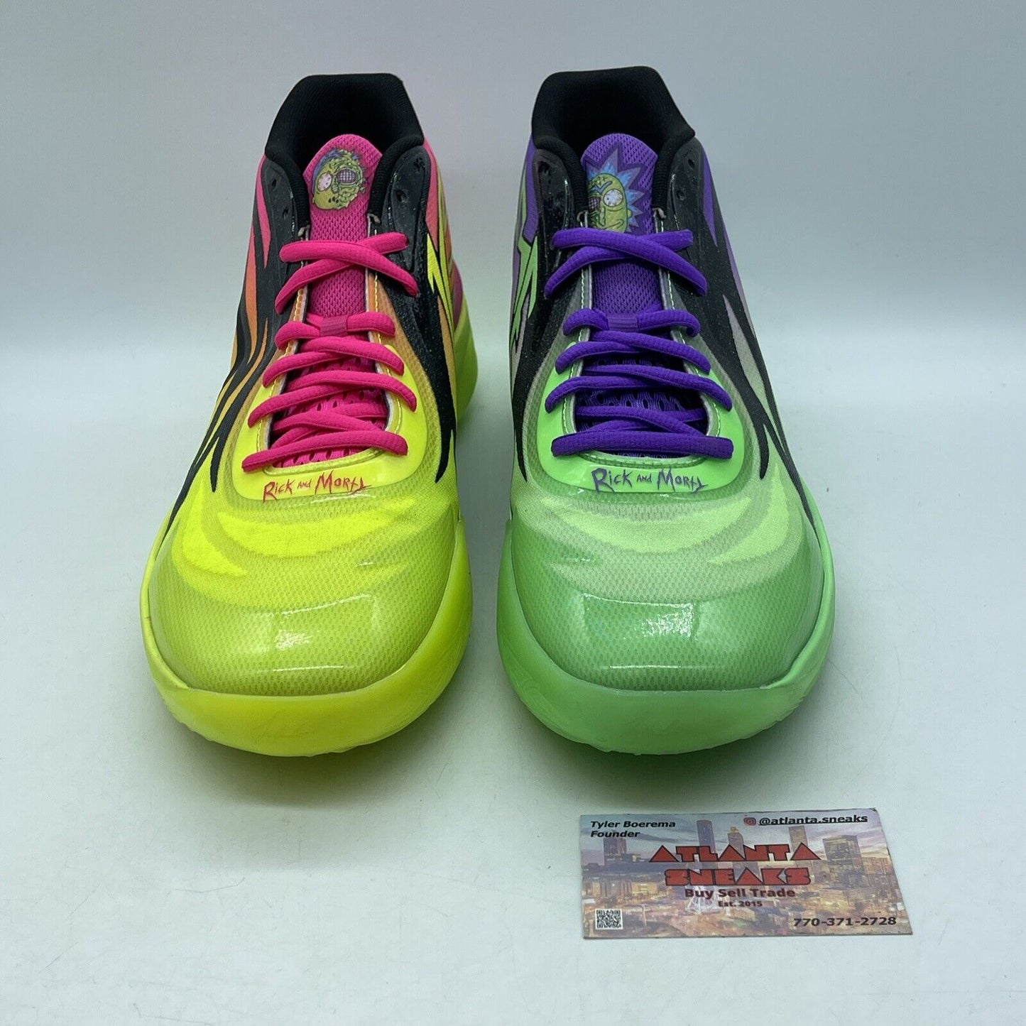 Size 12 - PUMA Rick and Morty x MB.02 Adventures Green Purple (377411-02)