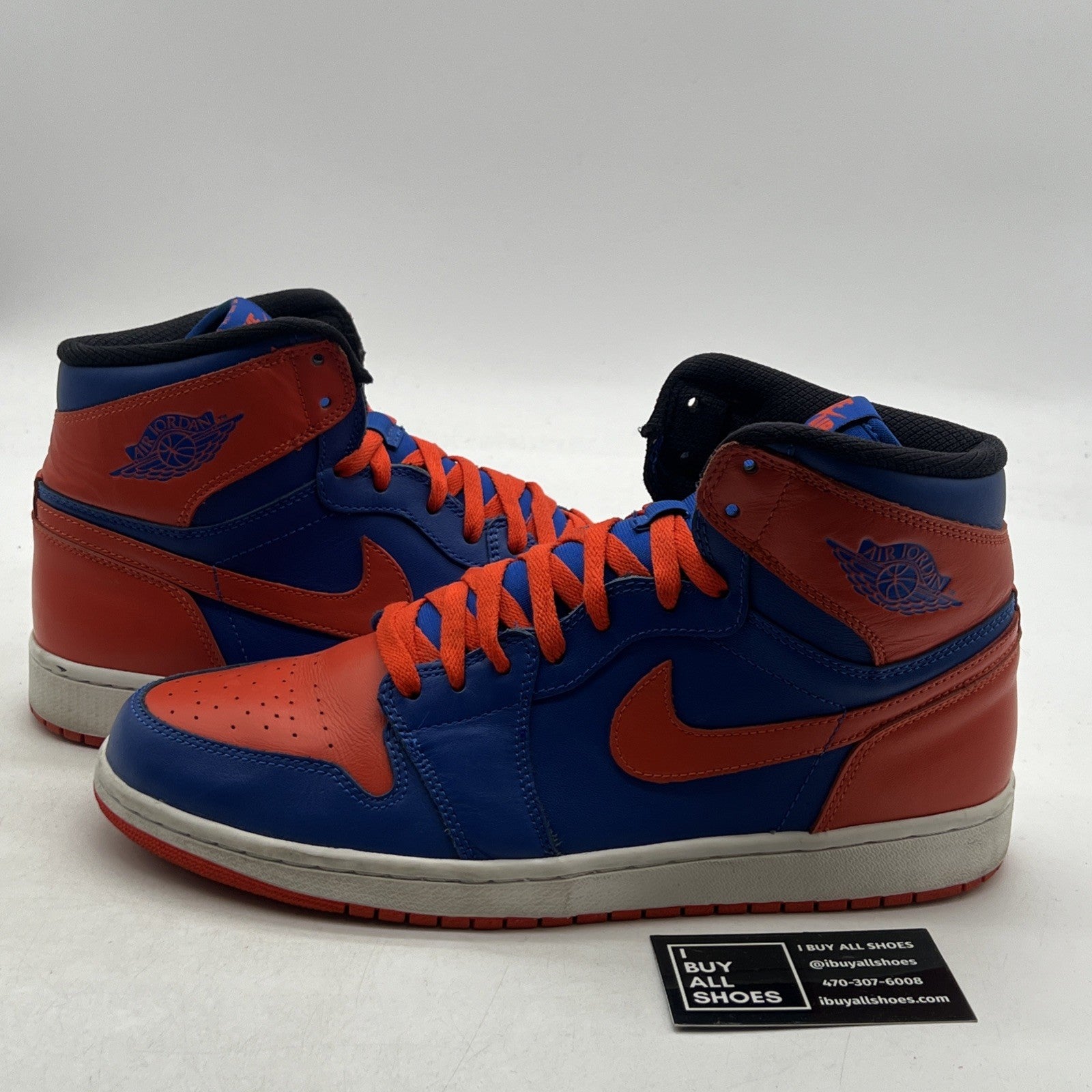 Size 12 - Air Jordan 1 Retro OG High Knicks (555088-407)