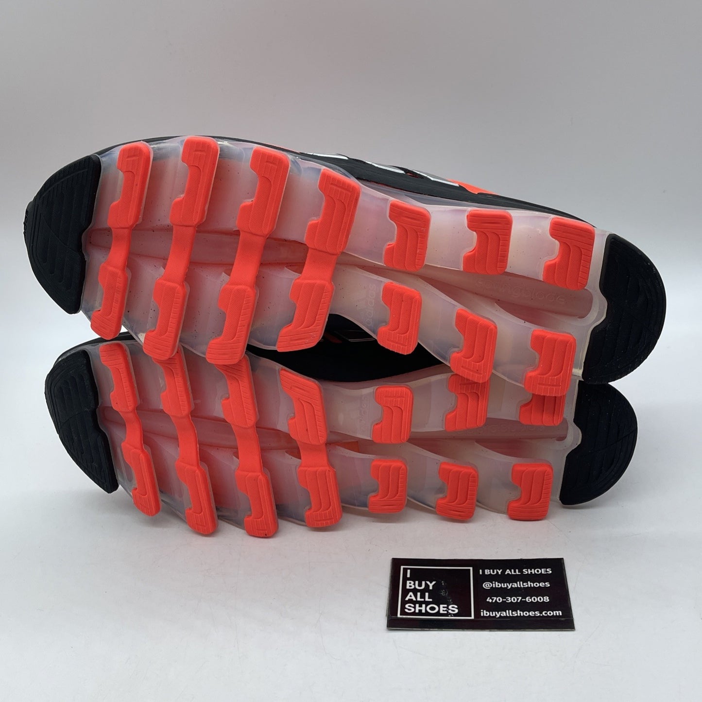 Size 13 - adidas Springblade Infrared Orange Black Suede Leather (G66971)
