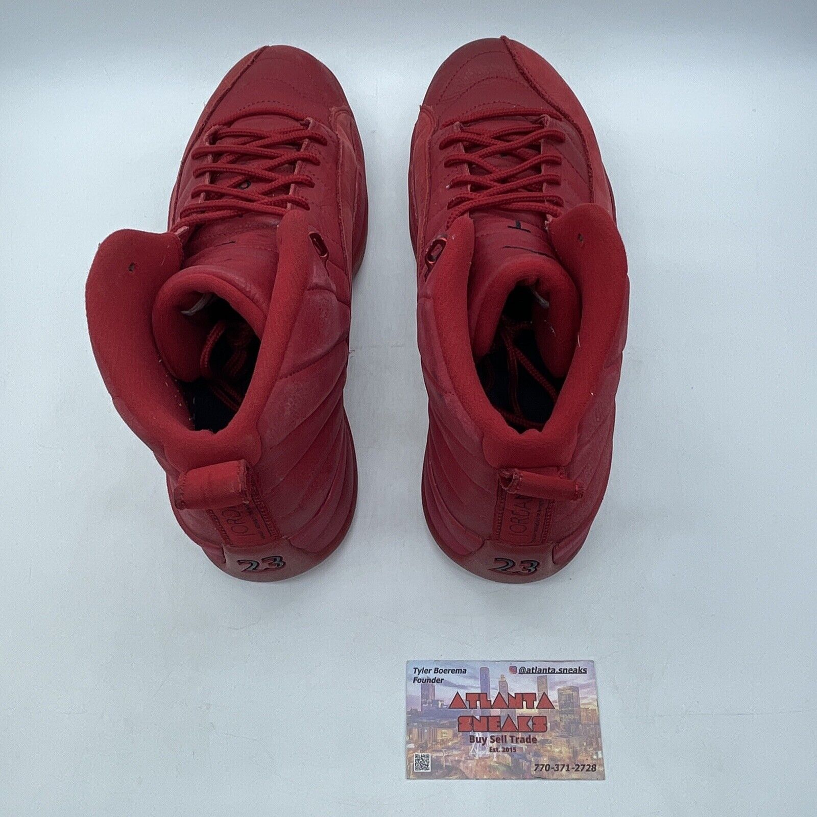 Size 11 - Air Jordan 12 Retro Gym Red Black Suede (130690-601)