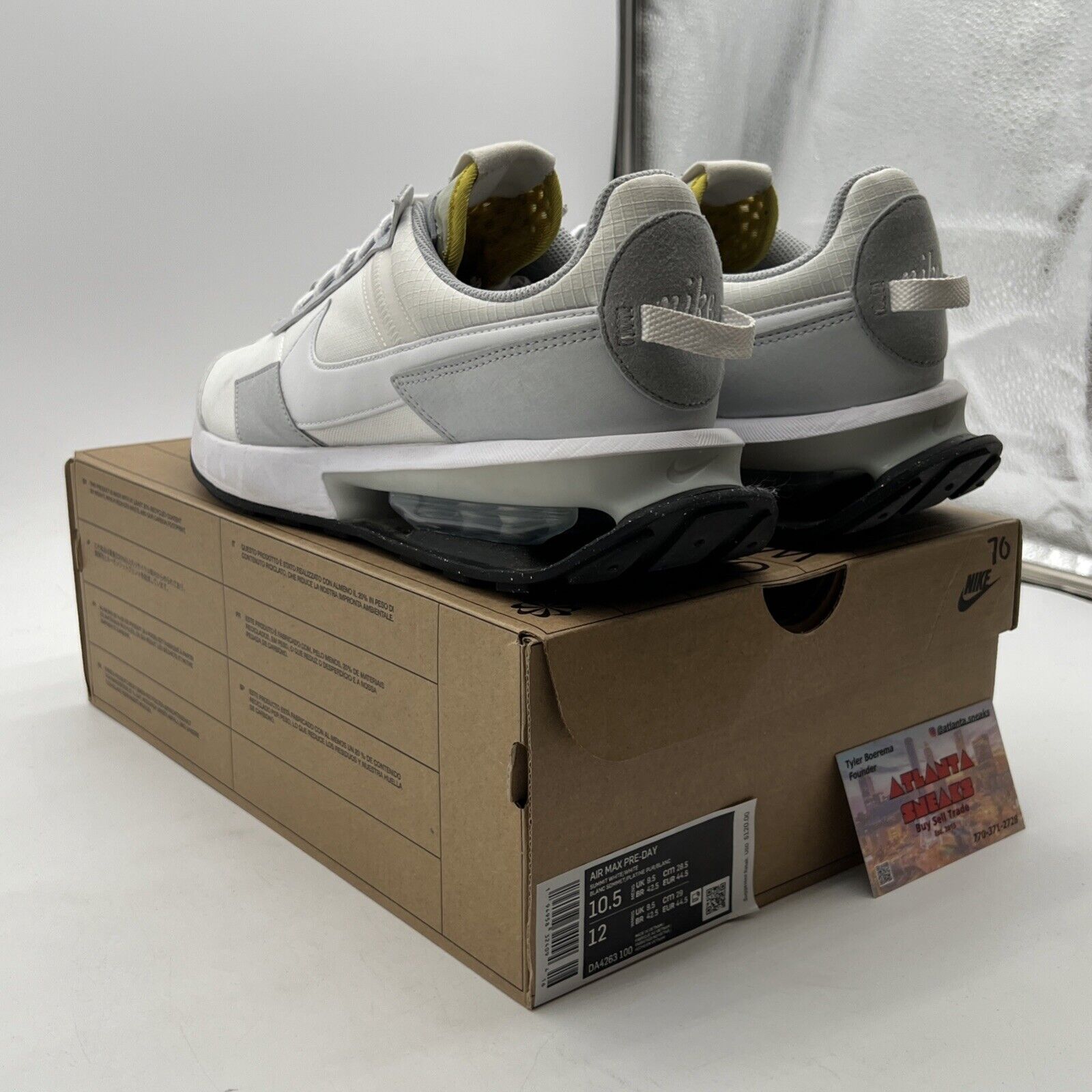 Size 10.5 - Nike Air Max Pre-Day Summit White (DA4263-100)