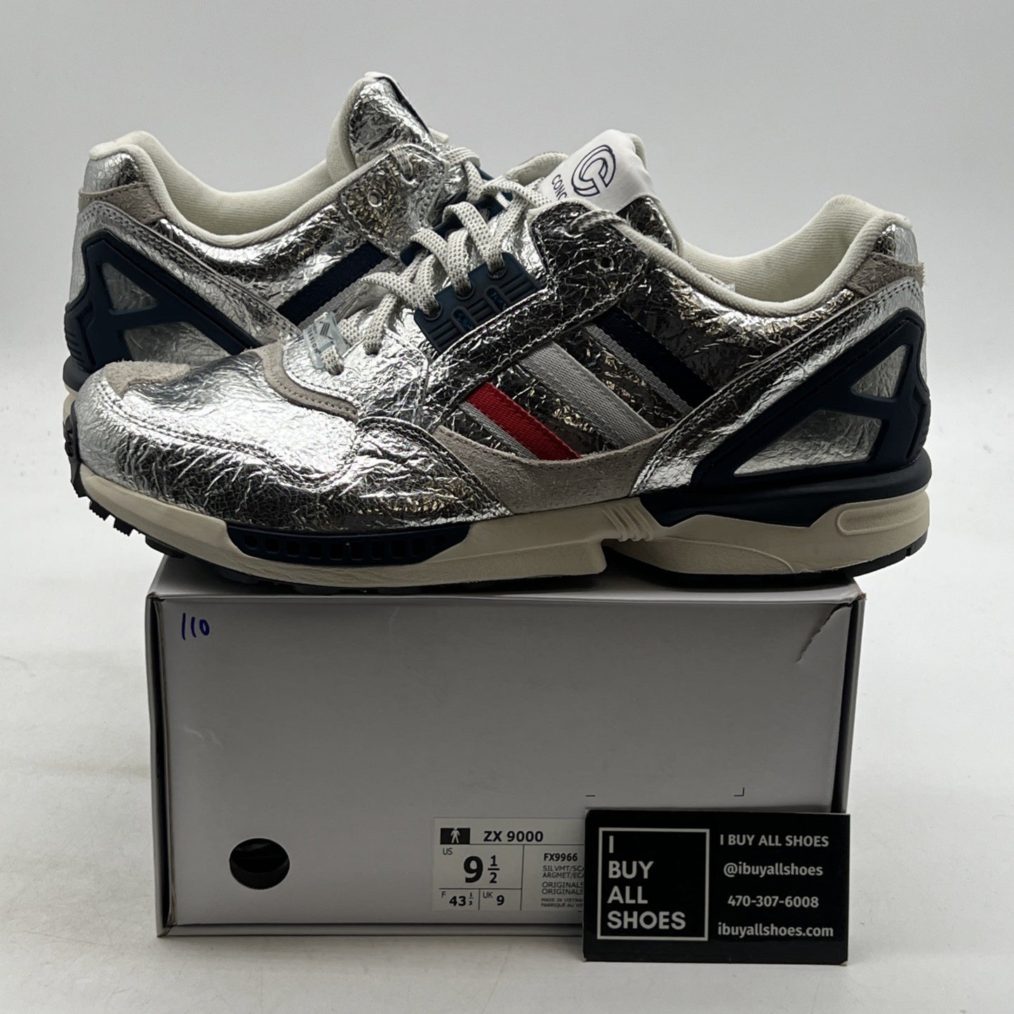 Size 9.5 -  Adidas ZX 9000, (FX9966)