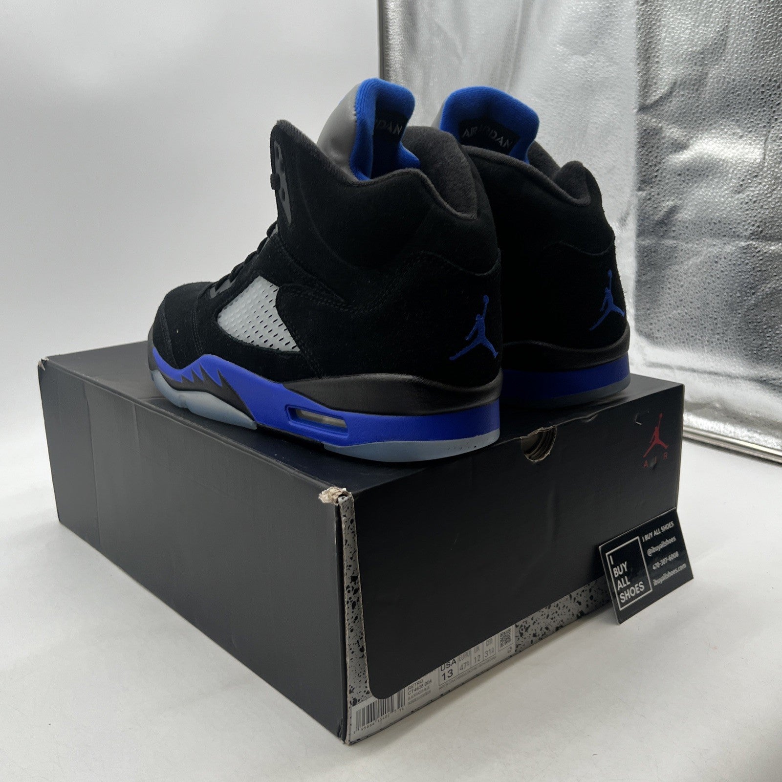 Size 13 - Air Jordan 5 Retro Mid Racer Blue (CT4838-004)