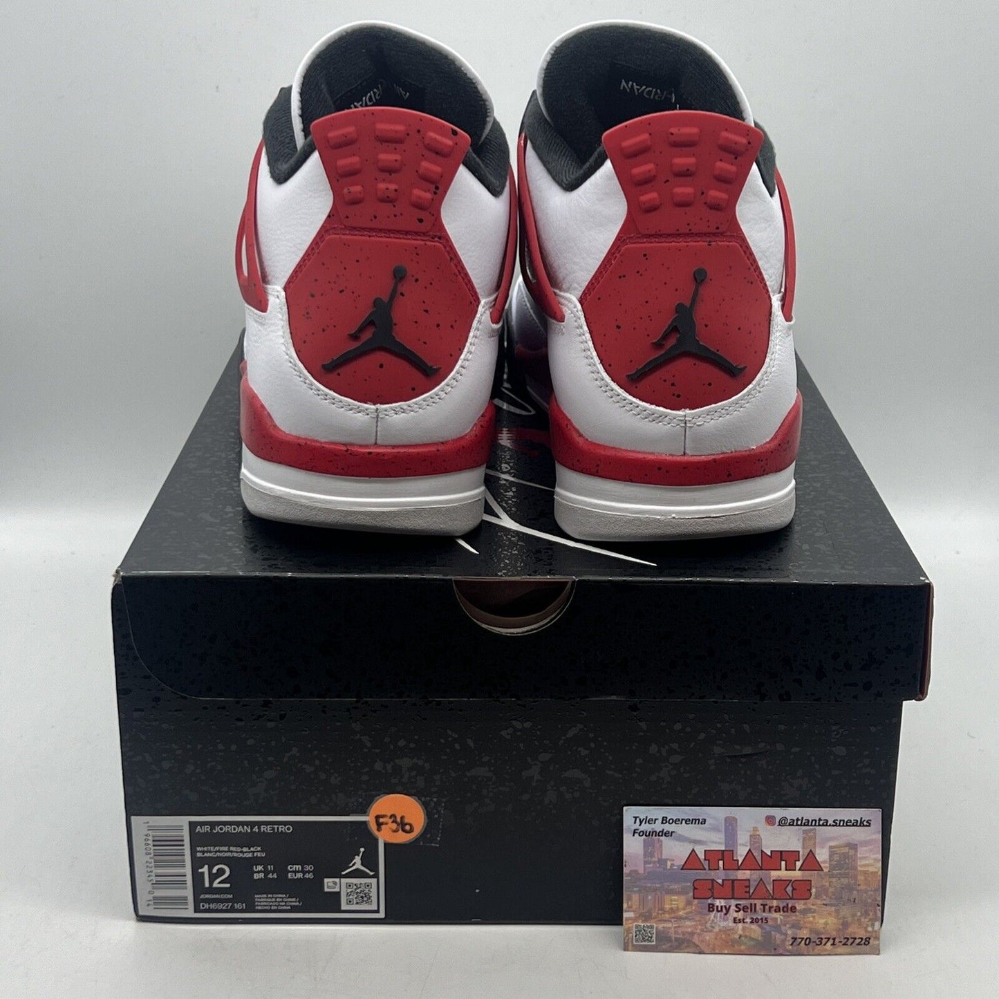 Size 12 - Jordan 4 Retro Mid Red Cement Brand New Og All