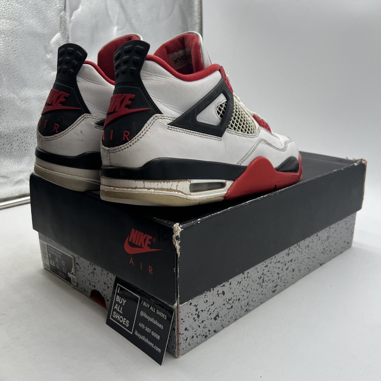 Size 11 - Air Jordan 4 Retro OG Mid Fire Red (DC7770-160)