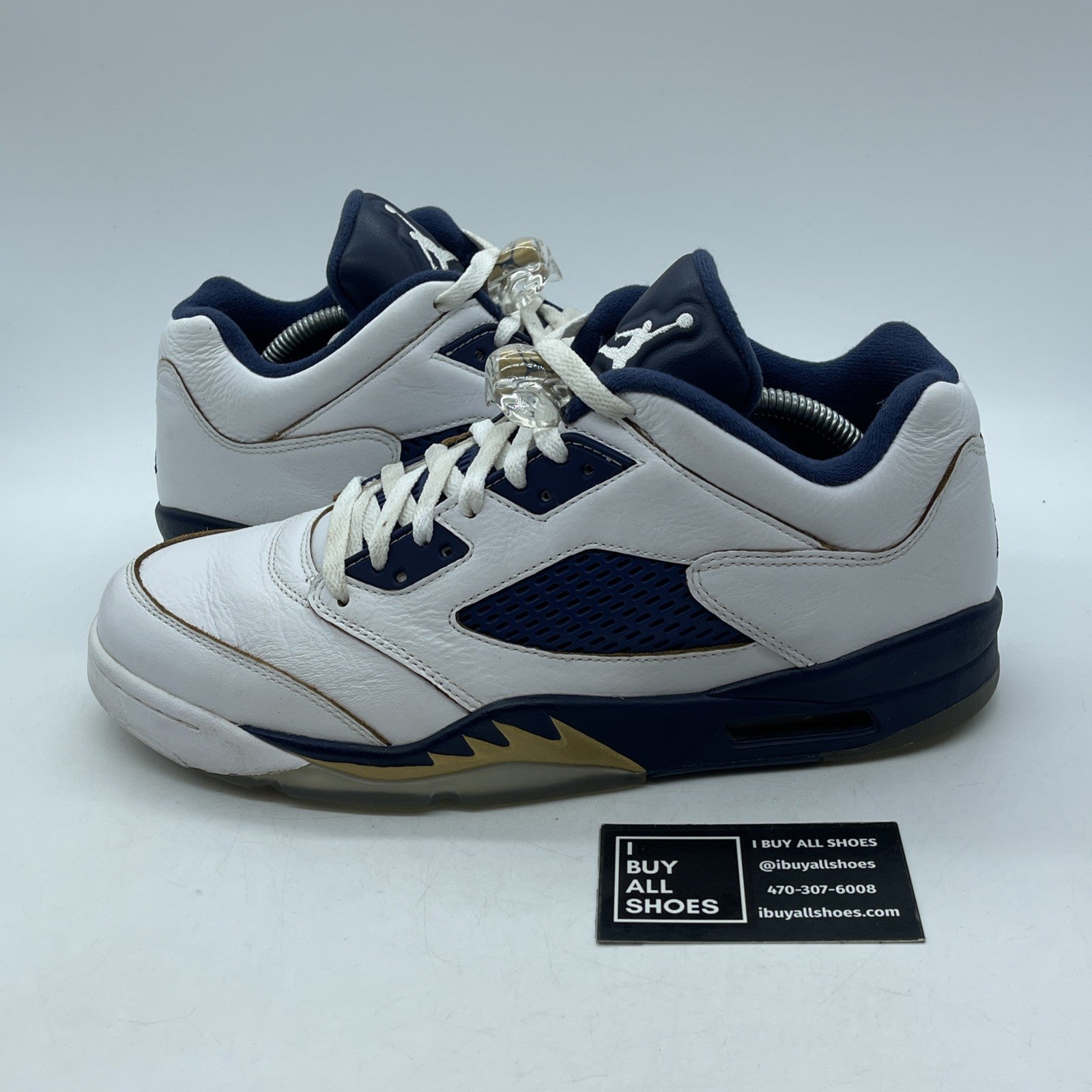 Size 11 - Air Jordan 5 Retro Low Dunk From Above Blue White (819171-135)