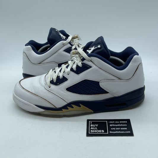 Size 11 - Air Jordan 5 Retro Low Dunk From Above Blue White (819171-135)