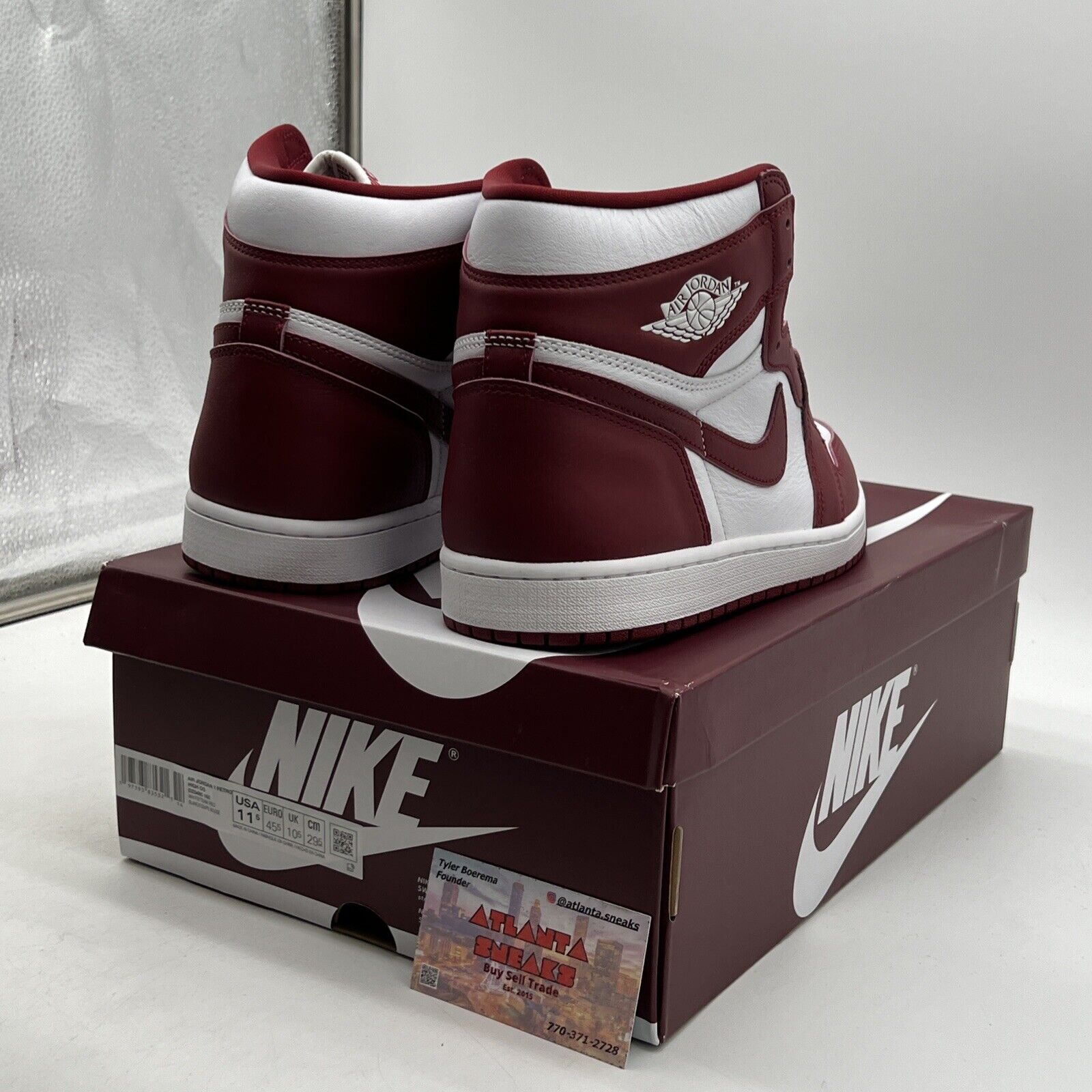 Size 11.5 - Air Jordan 1 Retro OG High Artisanal Red Leather (DZ5485-160)