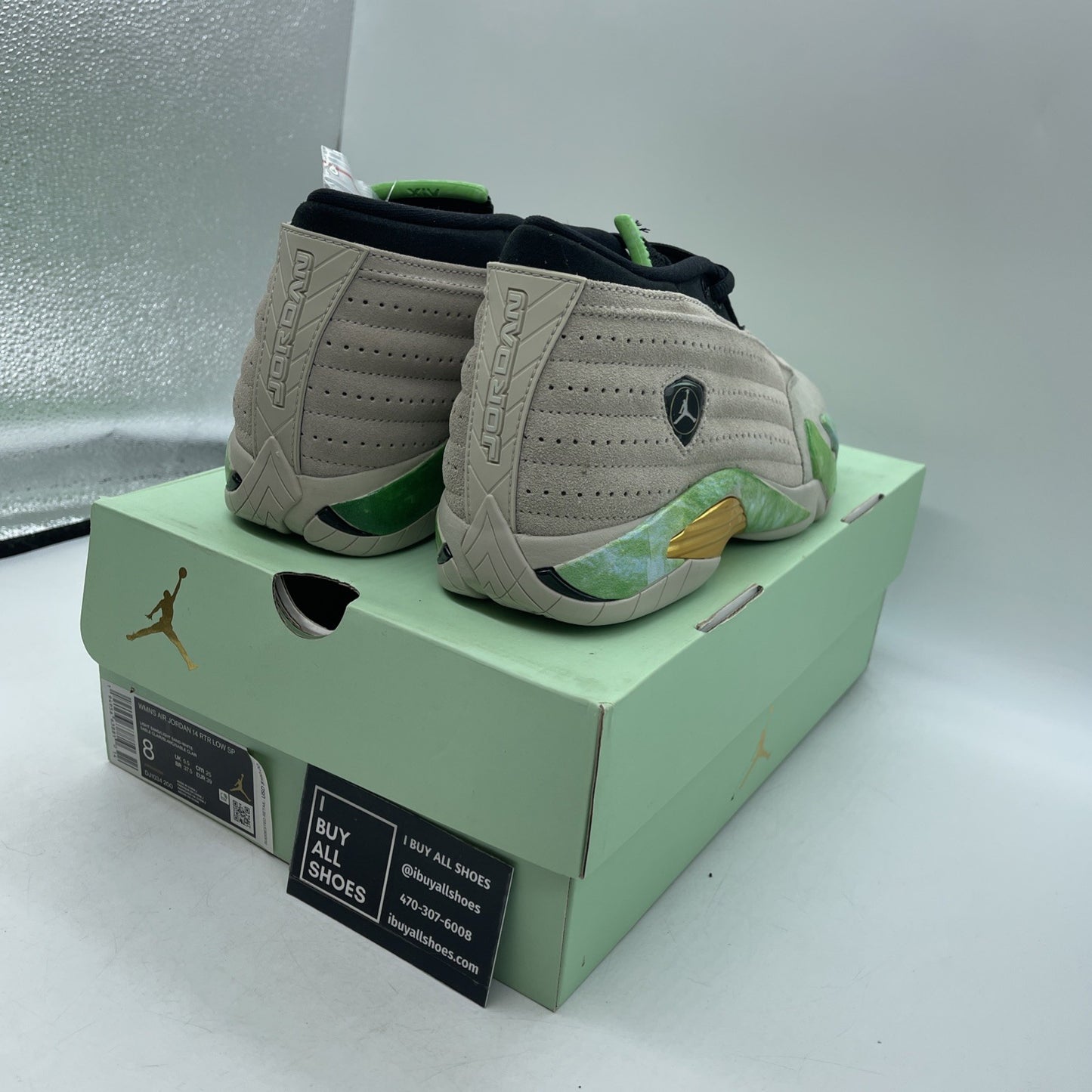 Size 8W - Aleali May x Air Jordan 14 Retro SP Low Fortune (DJ1034-200)