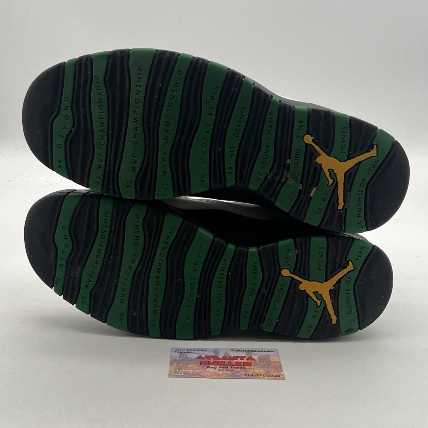 Size 12 - Air Jordan 10 Retro 2019 Seattle (310806-137)
