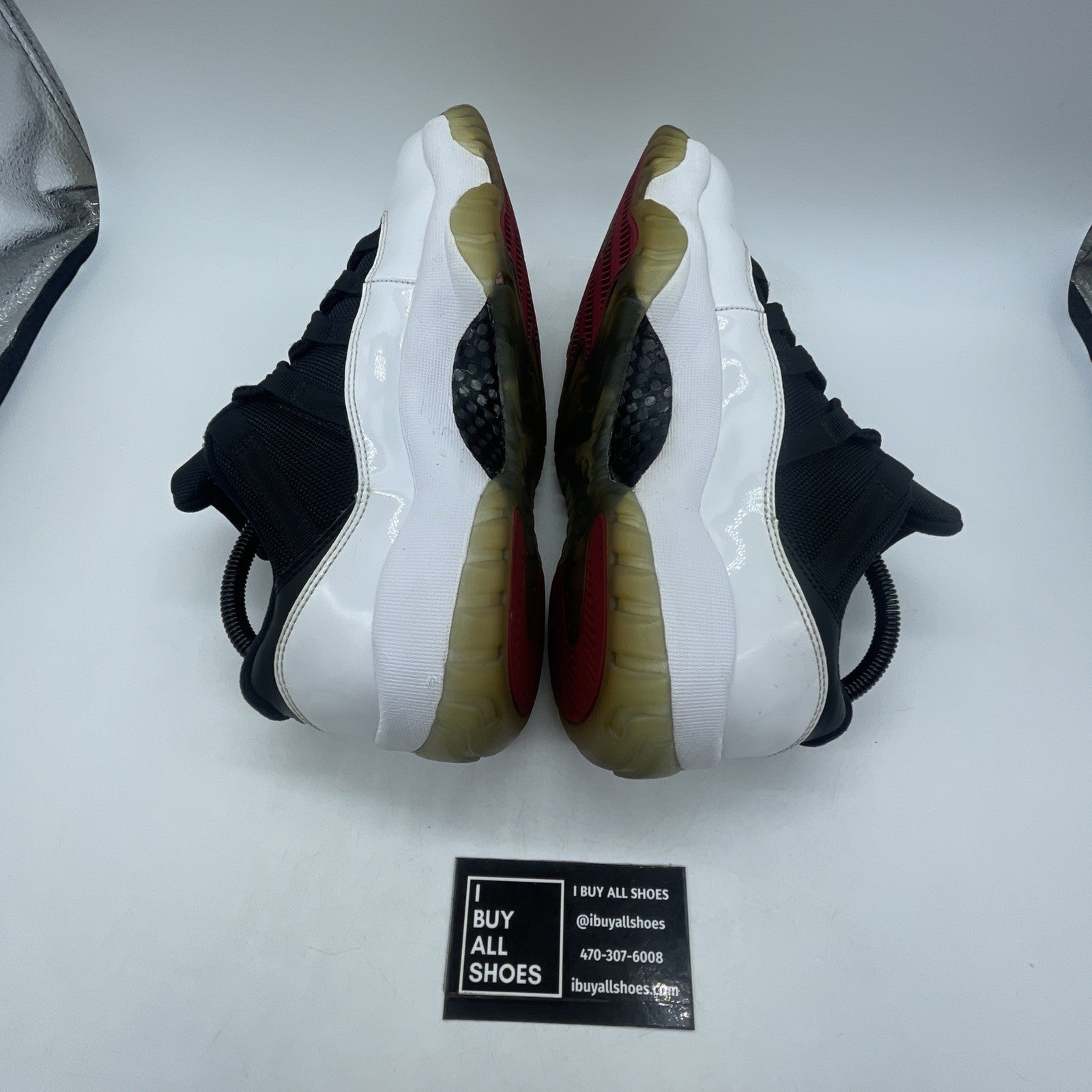 Size 8.5 - Air Jordan 11 Retro Low Tuxedo (528895-110)