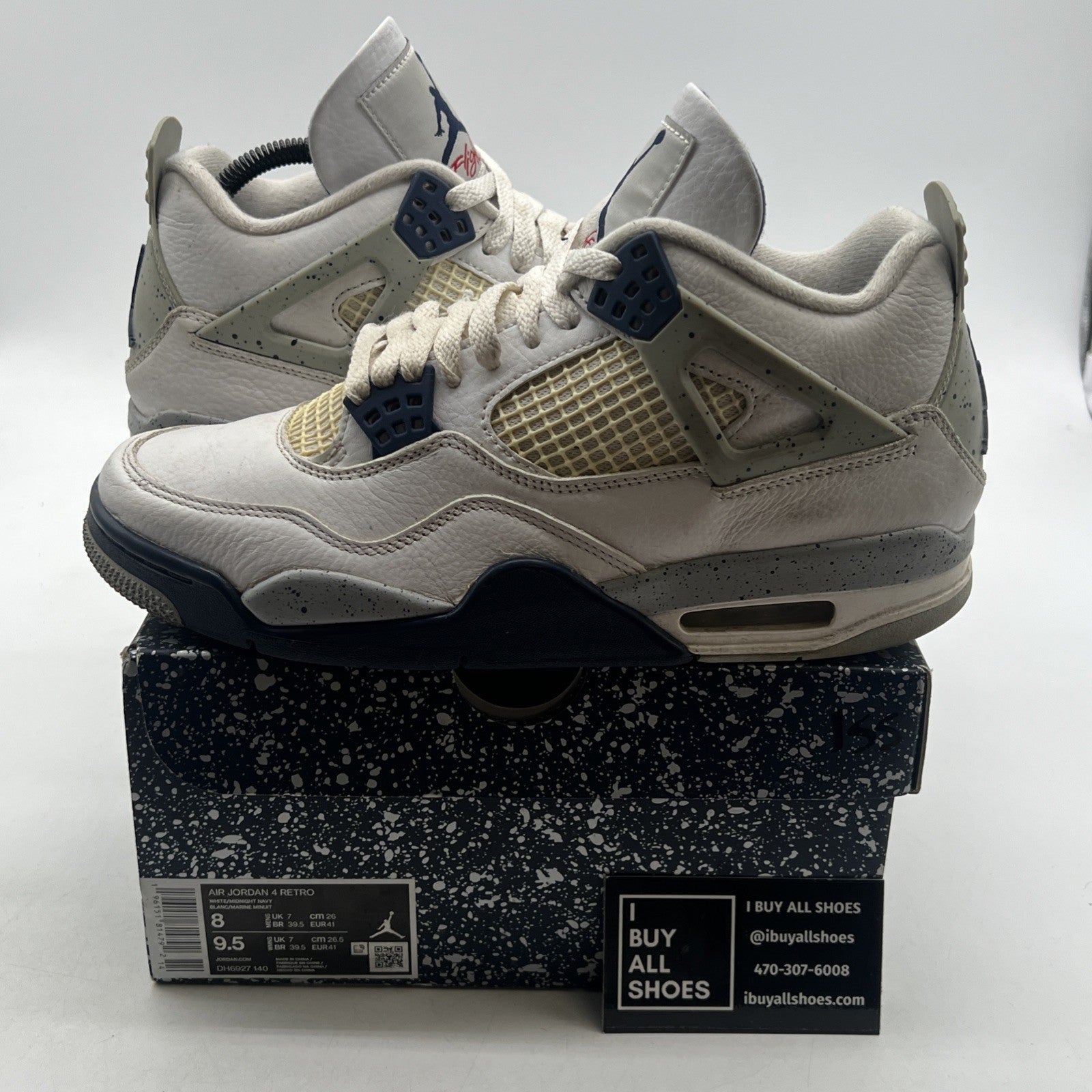 Size 8 - Air Jordan 4 Retro Mid Midnight Navy (DH6927-140)