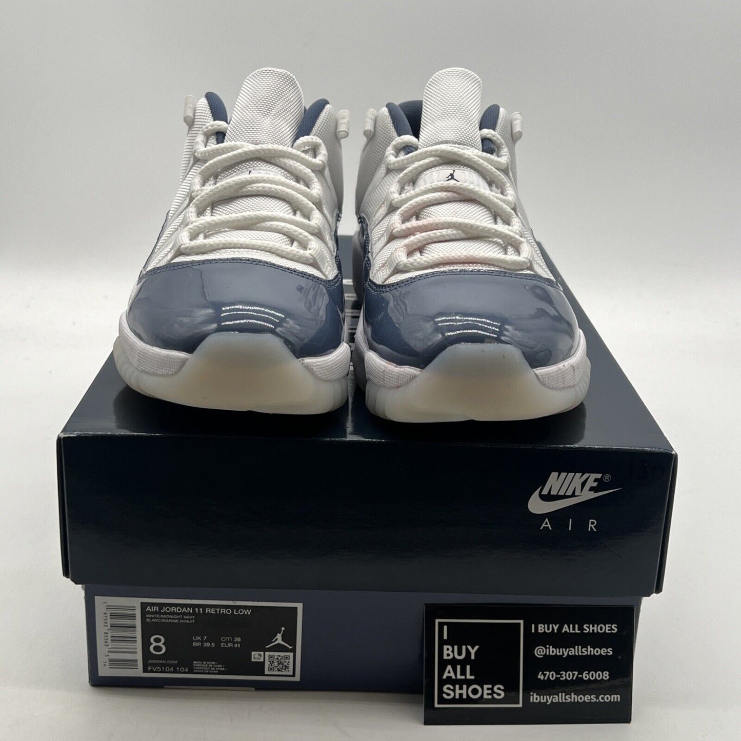 Size 8 - Air Jordan 11 Retro Low Diffused Blue (FV5104-104)