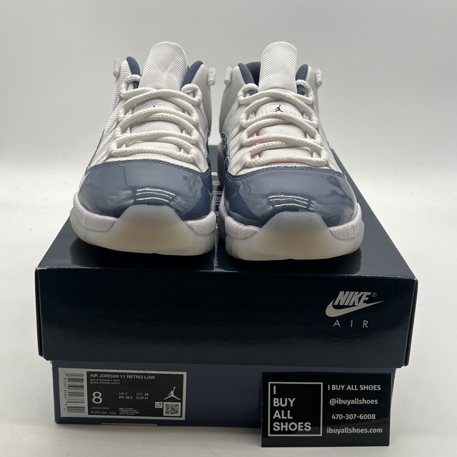 Size 8 - Air Jordan 11 Retro Low Diffused Blue (FV5104-104)