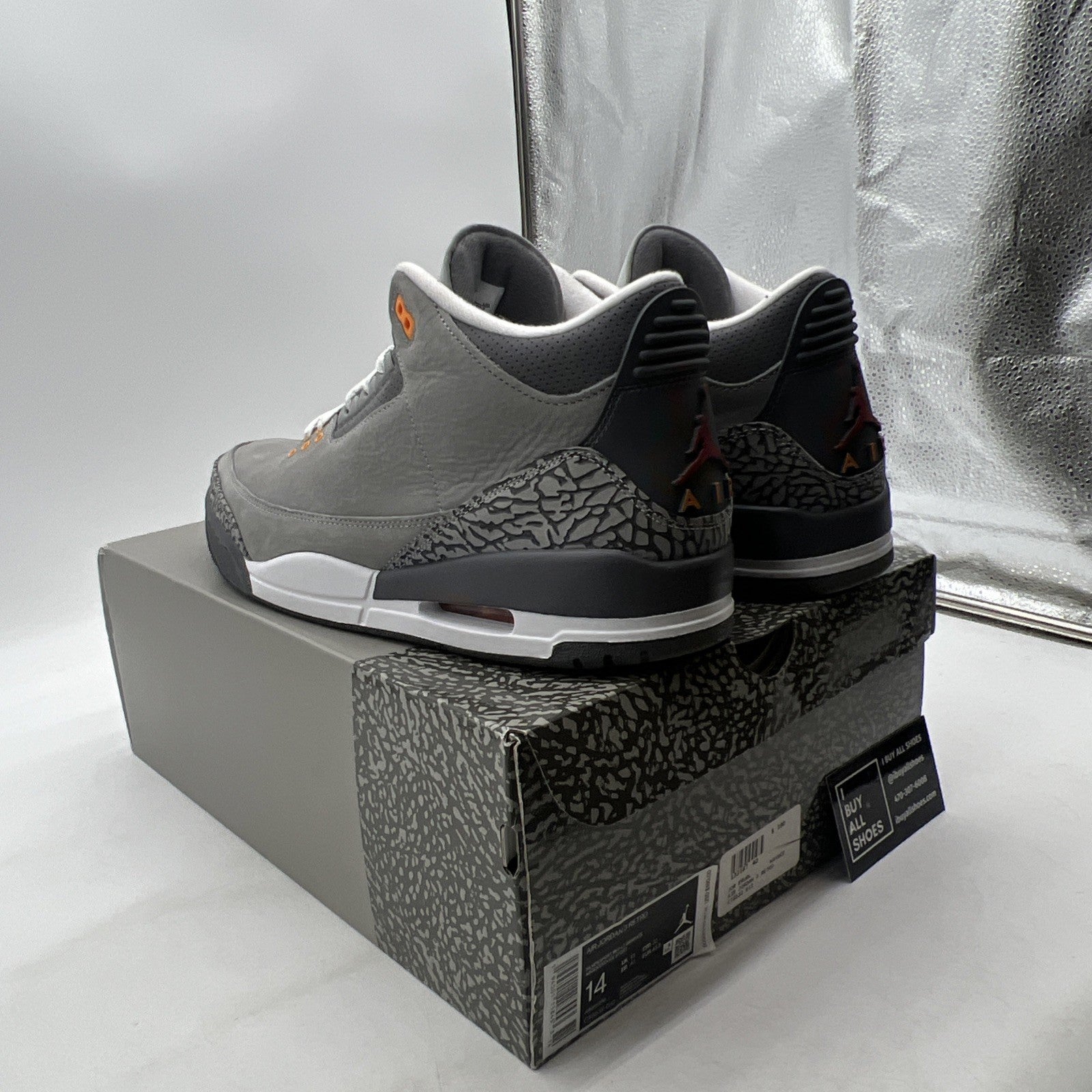 Size 14 - Air Jordan 3 Retro Mid Cool Grey (CT8532-012)