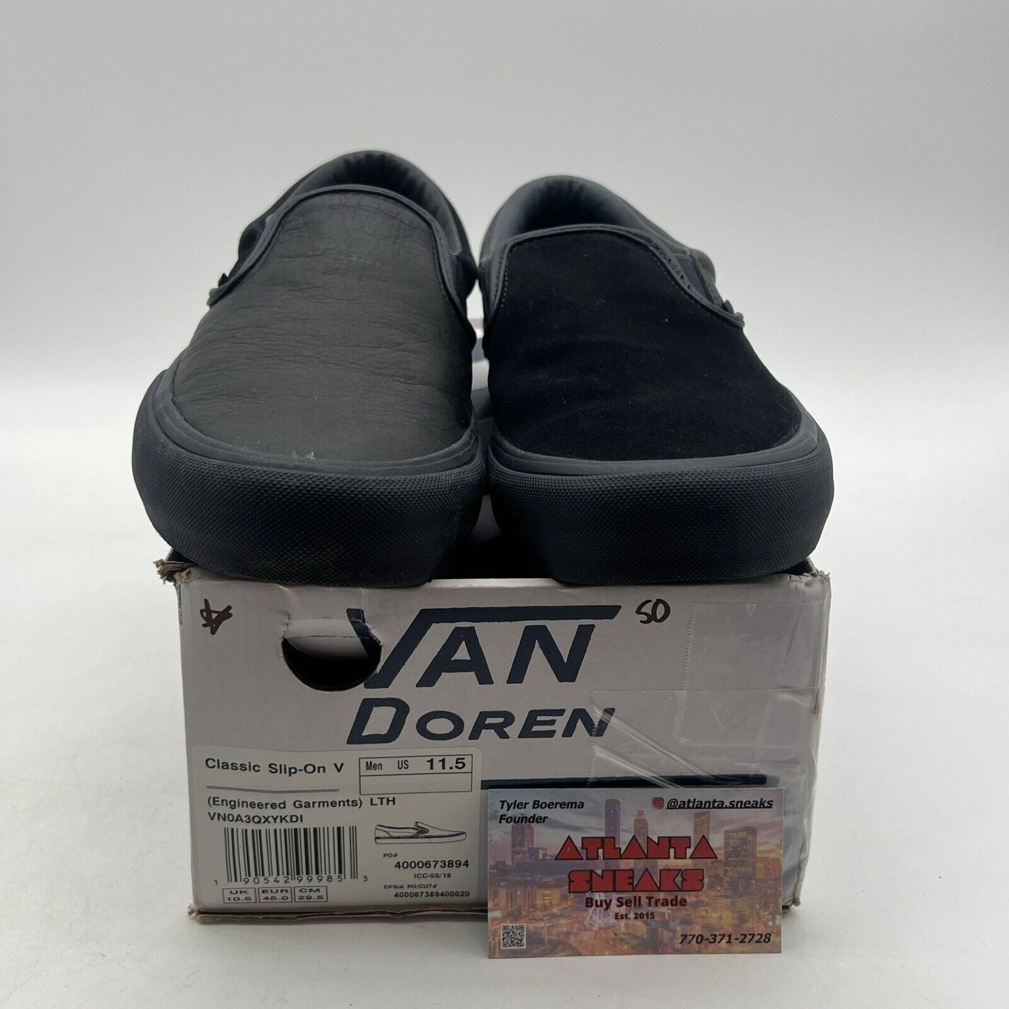 Engineered Garments X Vans Classic Slip-on (VN0A3QXYKDI)