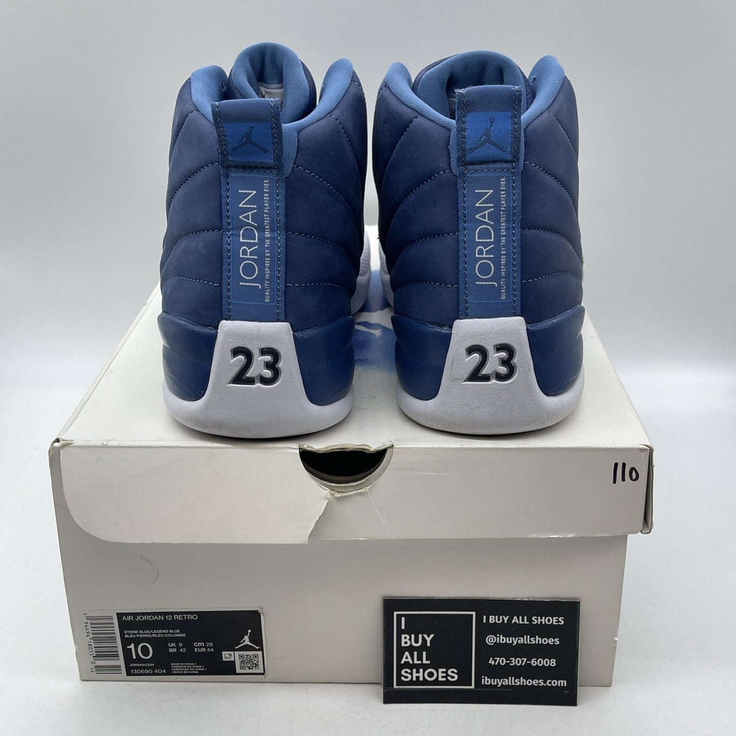 Size 10 - Air Jordan 12 Retro Indigo 2020 (130690-404)