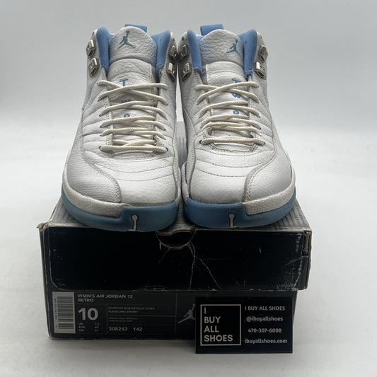 Size 10 - Air Jordan 12 Retro UNC W (308243-142)