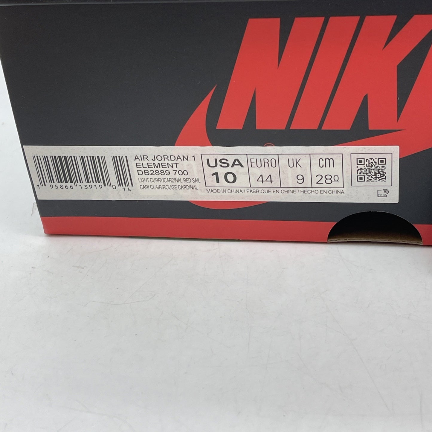 Size 10 - Air Jordan 1 Element GORE-TEX High Light Curry (DB2889-700)