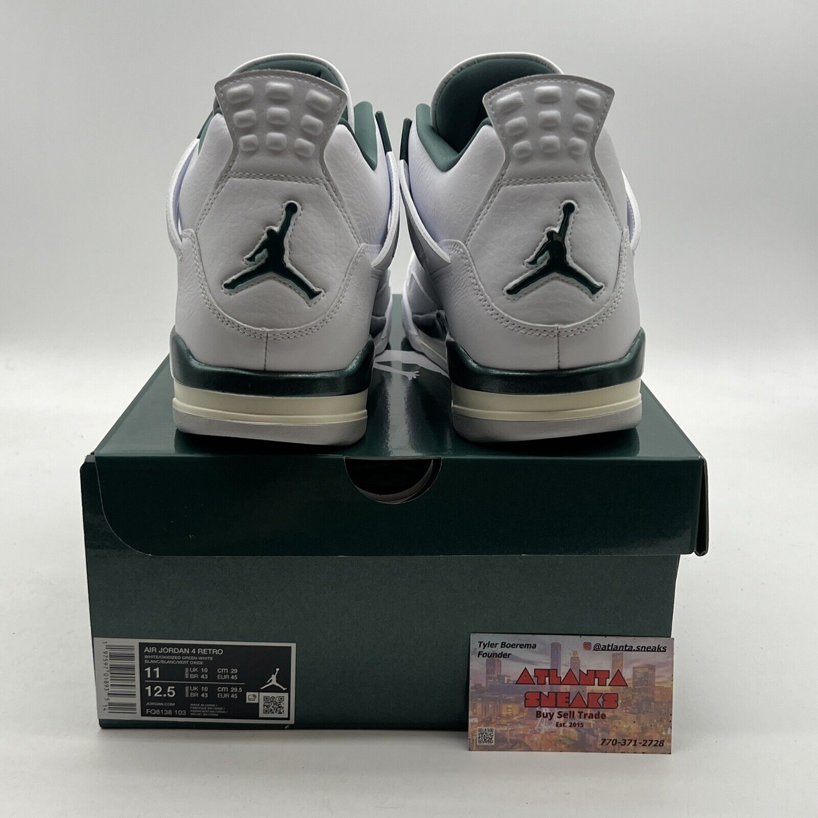 Size 11 - Air Jordan 4 Retro Oxidized Green (FQ8138-103)