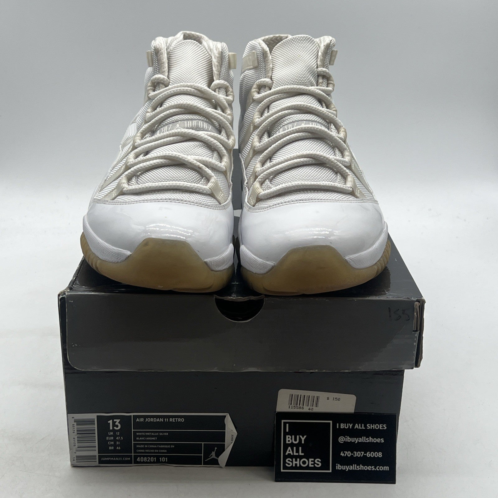 Size 13 - Air Jordan 11 Retro Silver Anniversary (408201-101)