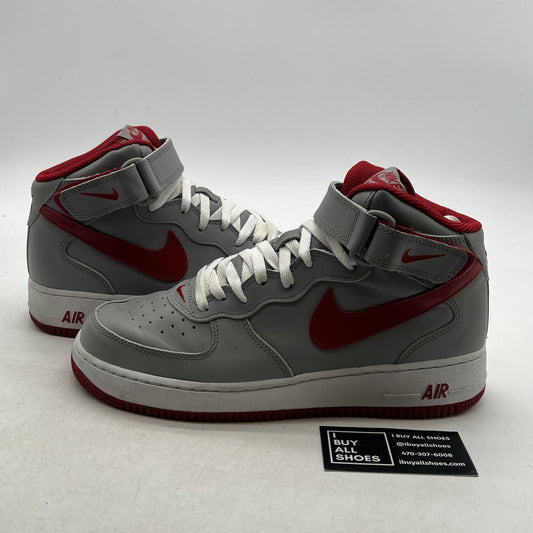 Size 9 - Nike Air Force 1 Mid Gray (306352-061)