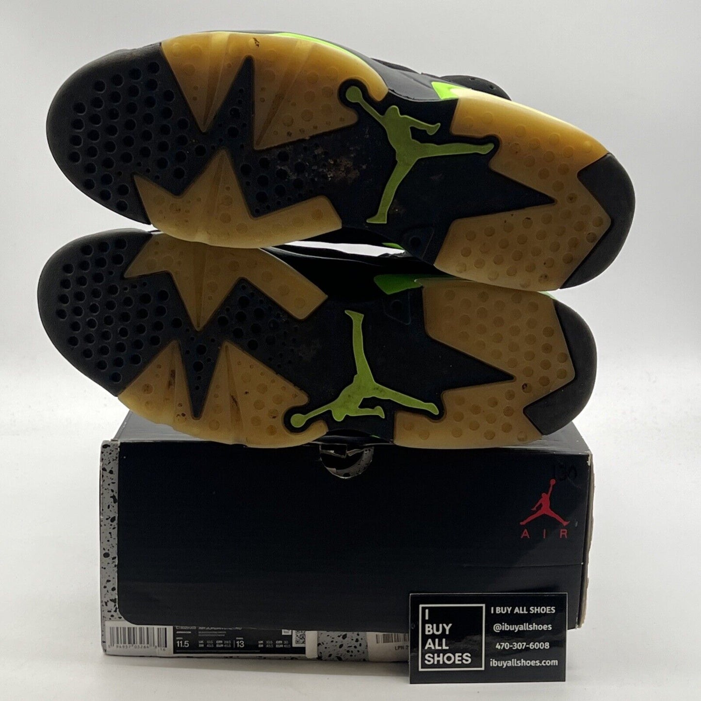 Size 11.5 - Air Jordan 6 Retro Electric Green 2021 (CT8529-003)