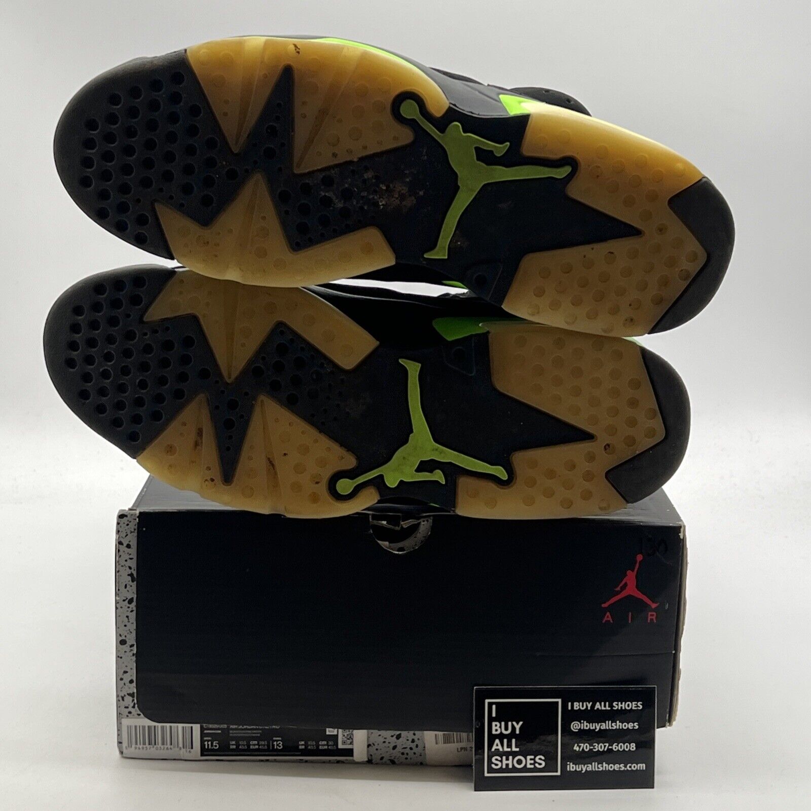Size 11.5 - Air Jordan 6 Retro Electric Green 2021 (CT8529-003)