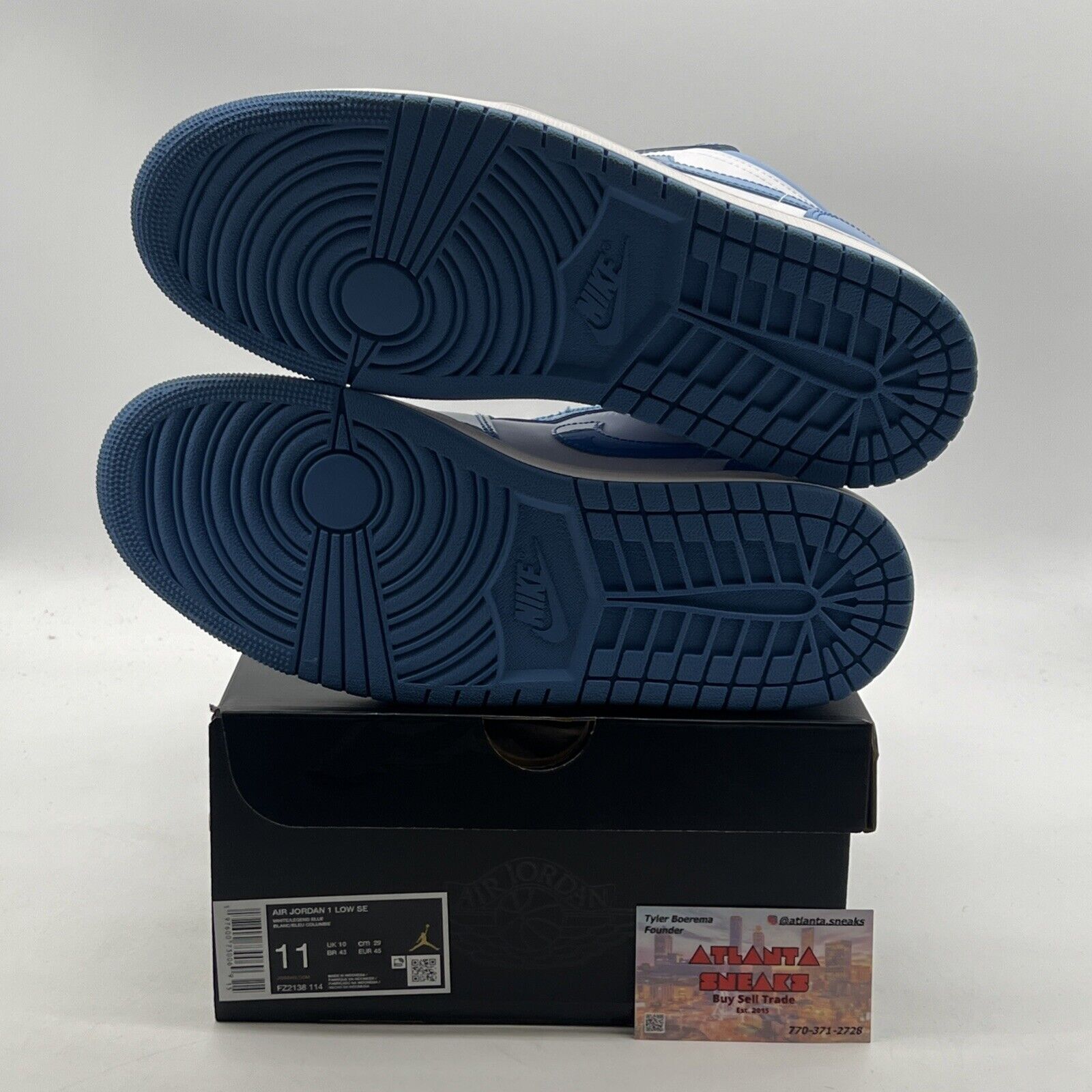 Size 11 - Air Jordan 1 SE Low Legend Blue (FZ2138-114)