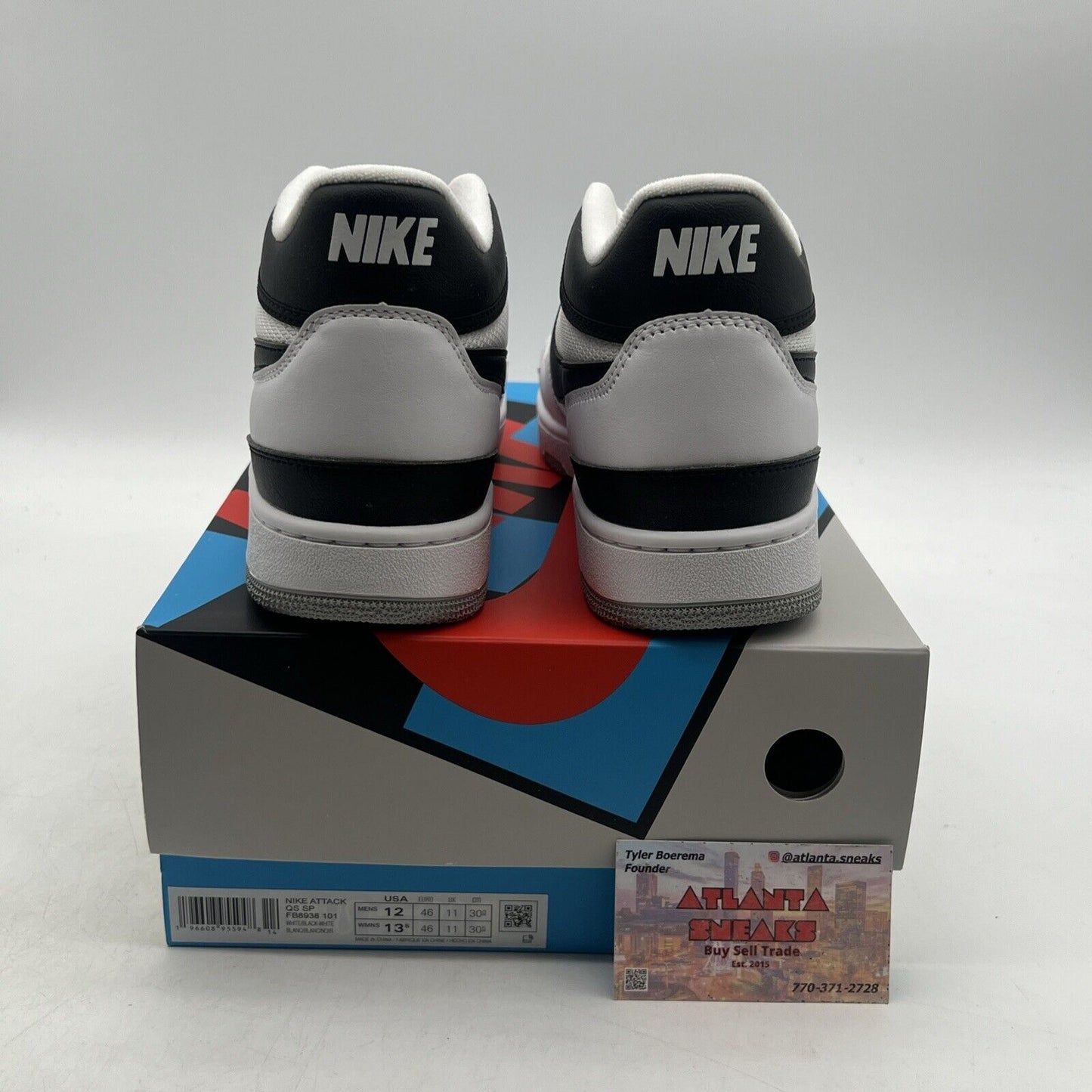 Size 12 - Nike Mac Attack QS SP White Black (FB8938-101)