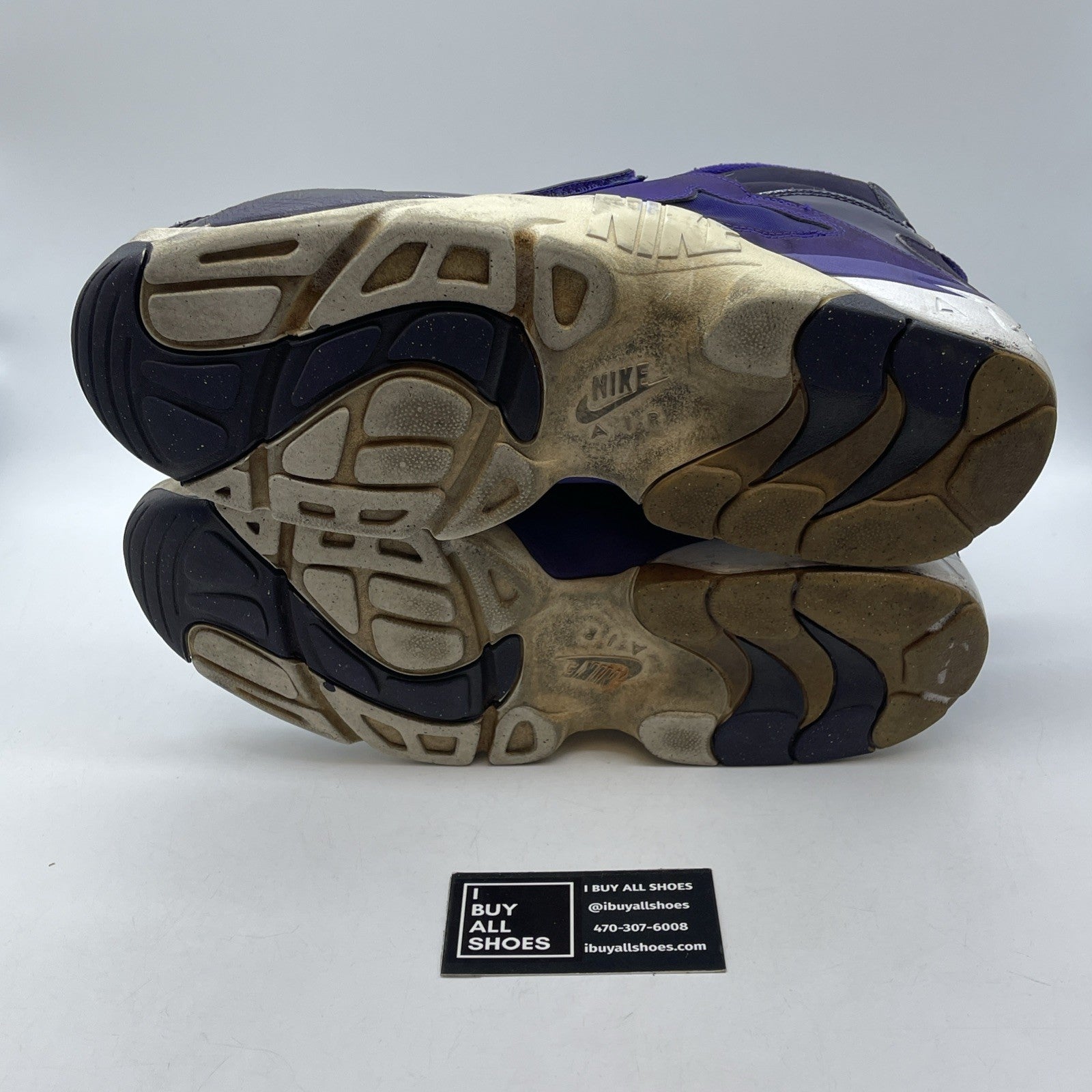 Size 12 - Nike Air Diamond Turf Purple Dynasty Suede Leather (309434-500)