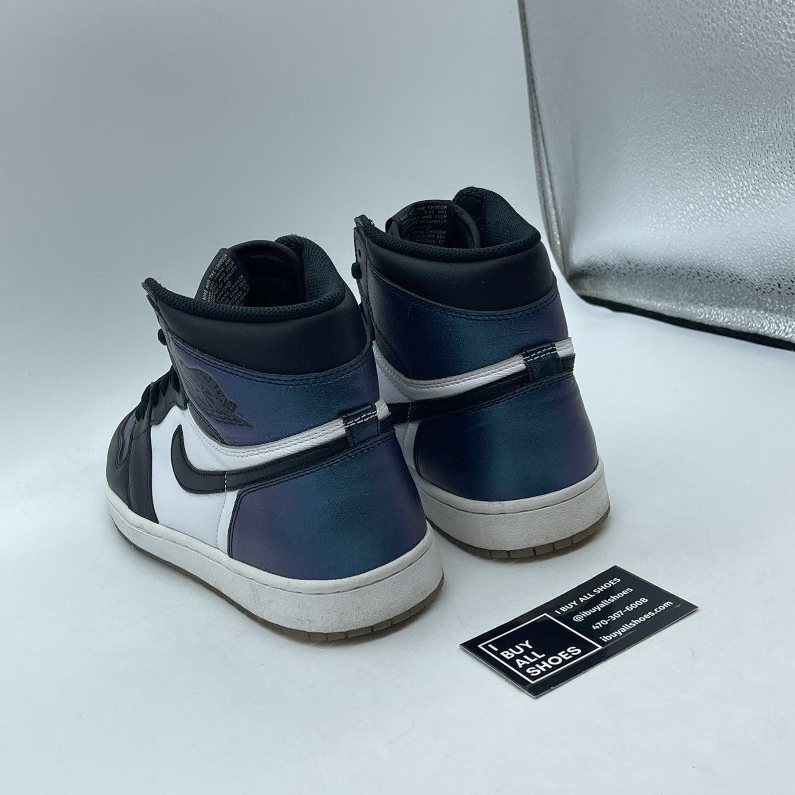 Size 9.5 - Air Jordan 1 Retro OG High All Star Chameleon Black White (907958-015