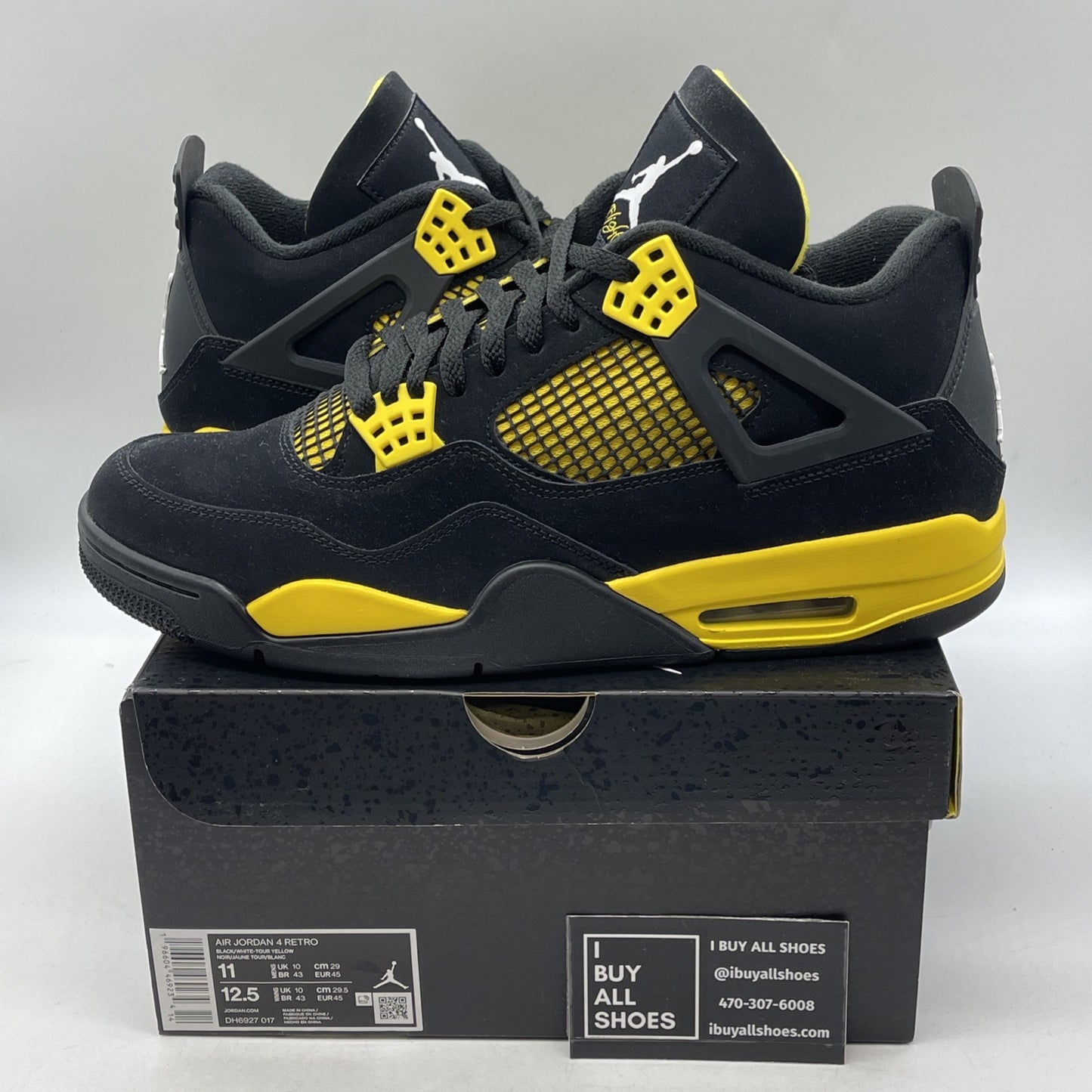 Size 11 - Air Jordan 4 Retro Mid Thunder (DH6927-017)