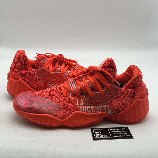 Size 14 - Adidas Harden Vol. 4 Solar Red (EH2409)