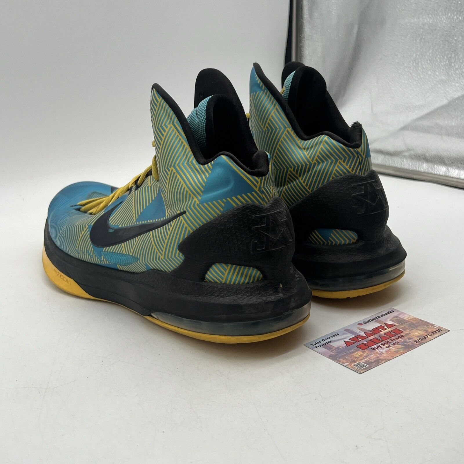 Size 13 - Nike KD 5 N7 - Yellow Blue Black (599294-447)