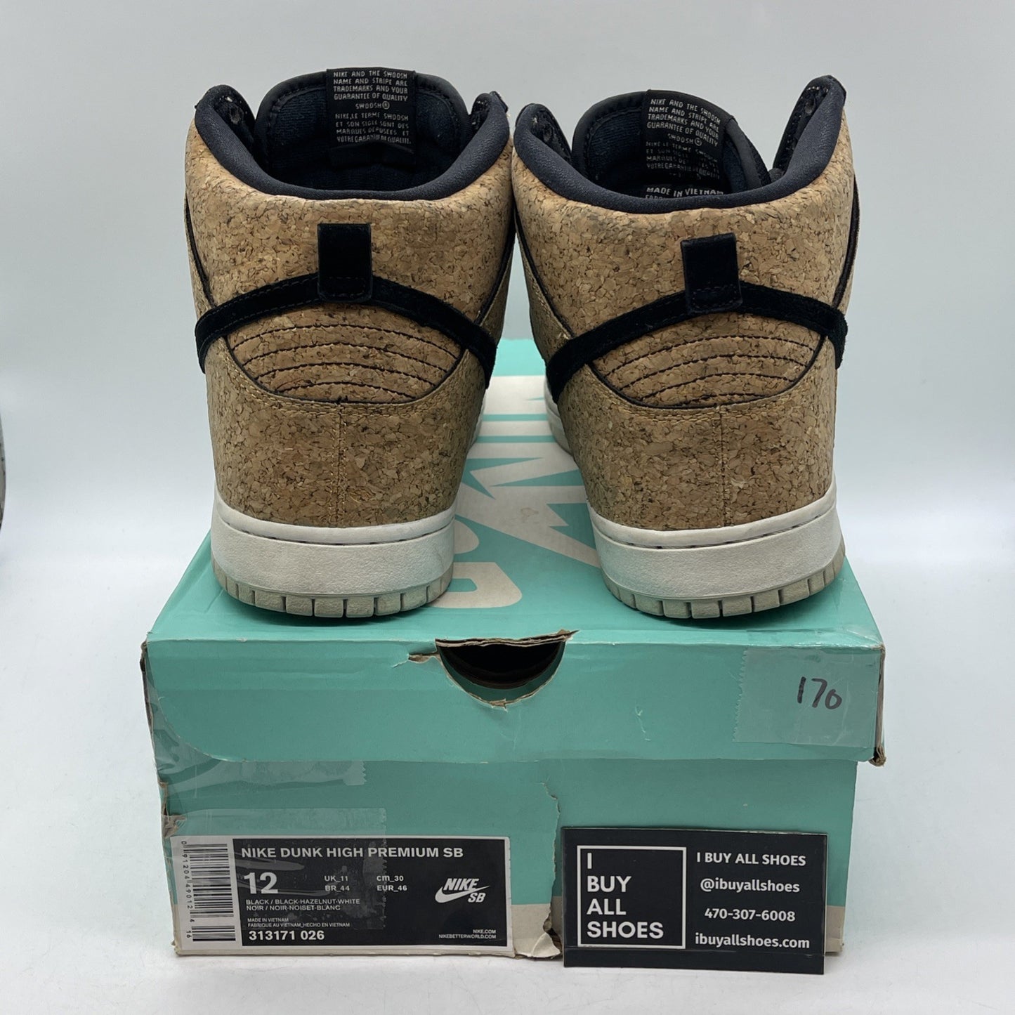 Size 12 - Nike Dunk Premium SB High Cork (313171-026)