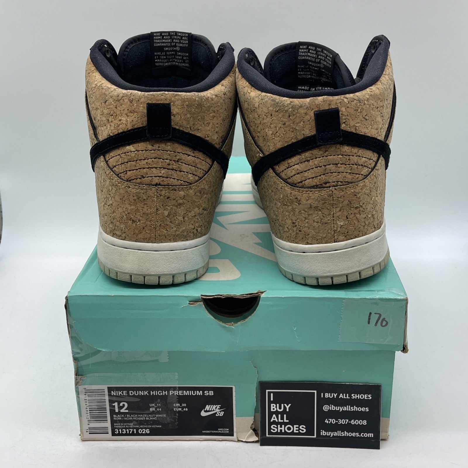Size 12 - Nike Dunk Premium SB High Cork (313171-026)