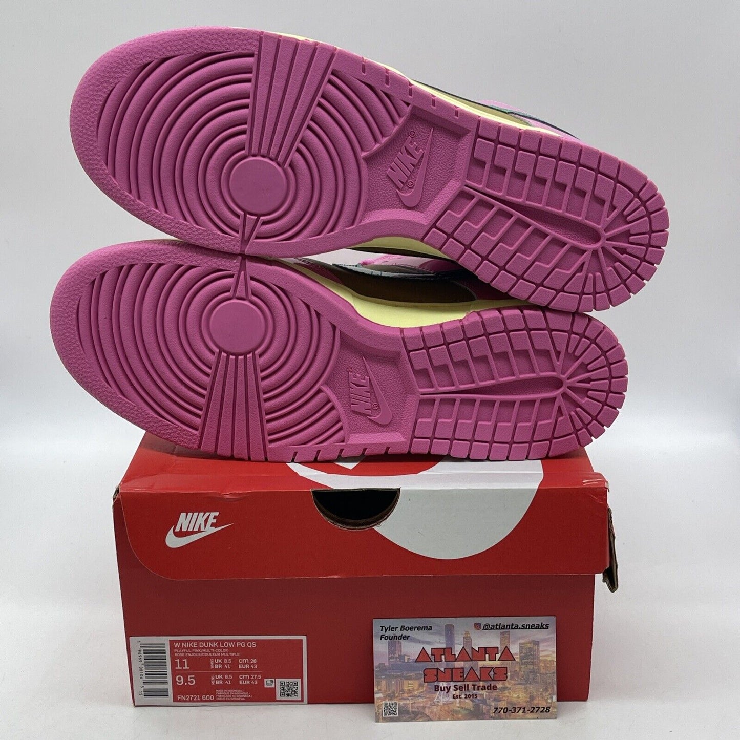 Wmns Size 11 - Nike Parris Goebel x Dunk Low Playful Pink Brown (FN2721-600)