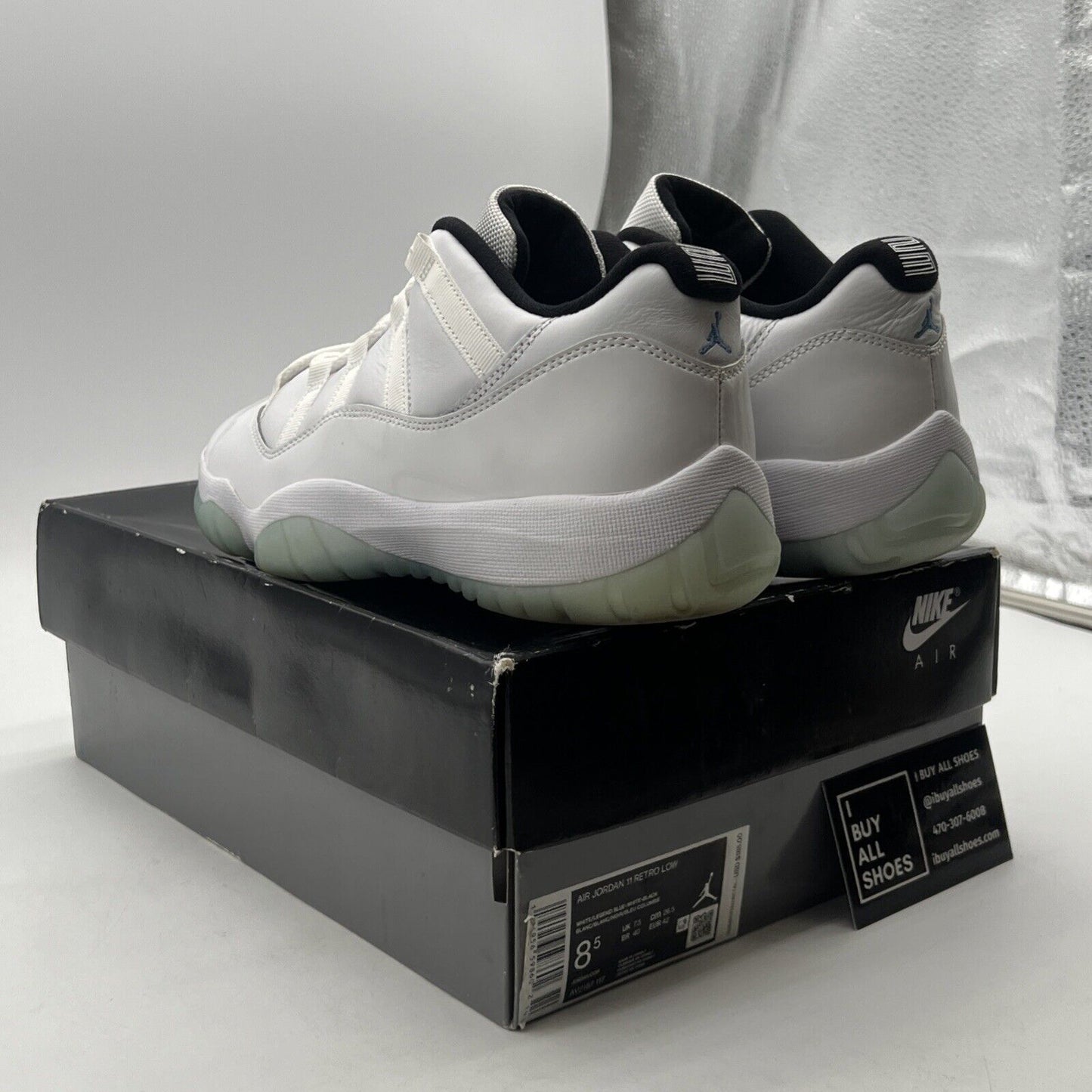 Size 8.5 - Air Jordan 11 Retro Low Legend Blue (AV2187-117)