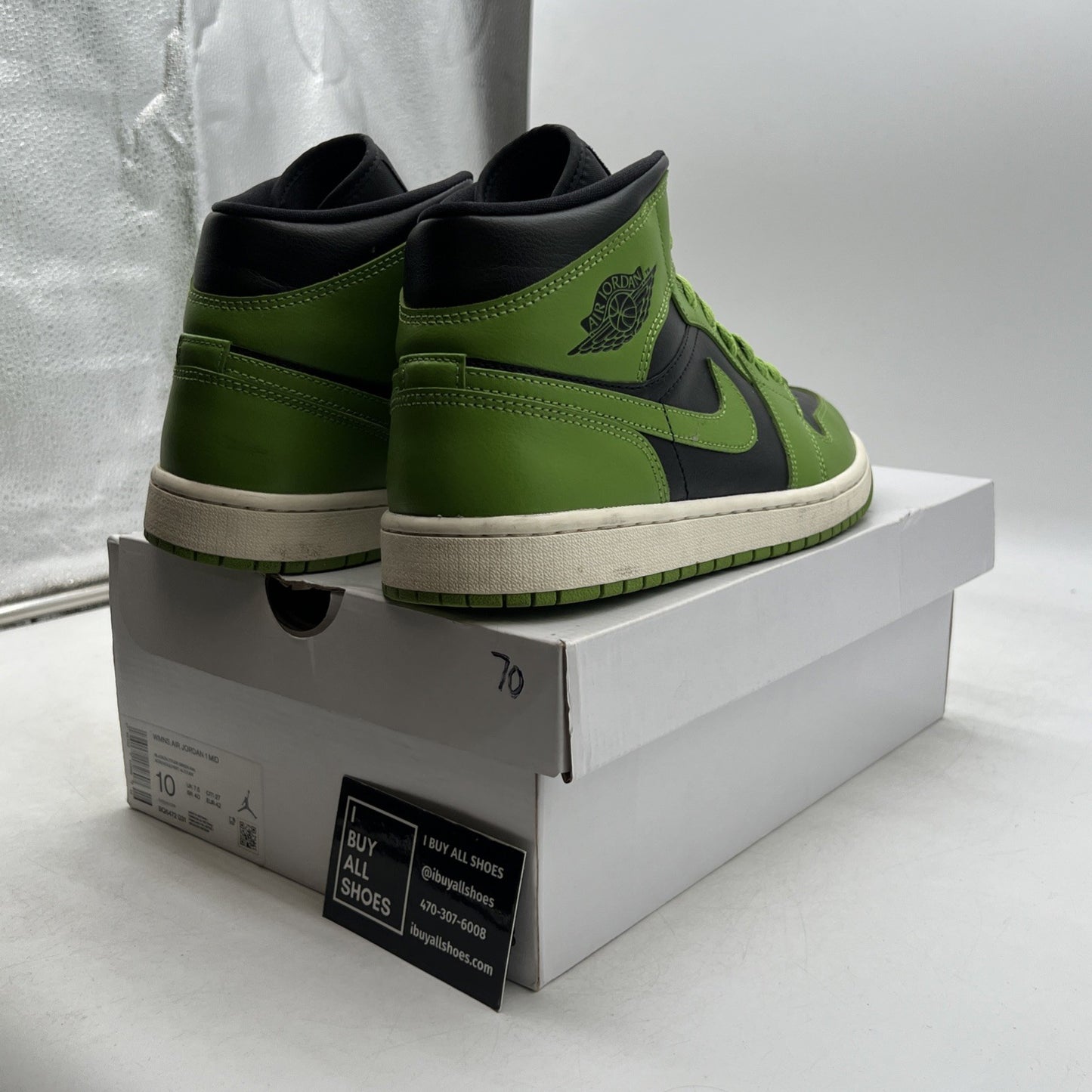 Size 10 - Air Jordan 1 Mid Altitude Green W (BQ6472-031)