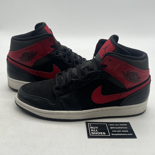 Size 9.5 - Air Jordan 1 Mid Gym Red (554724-024)