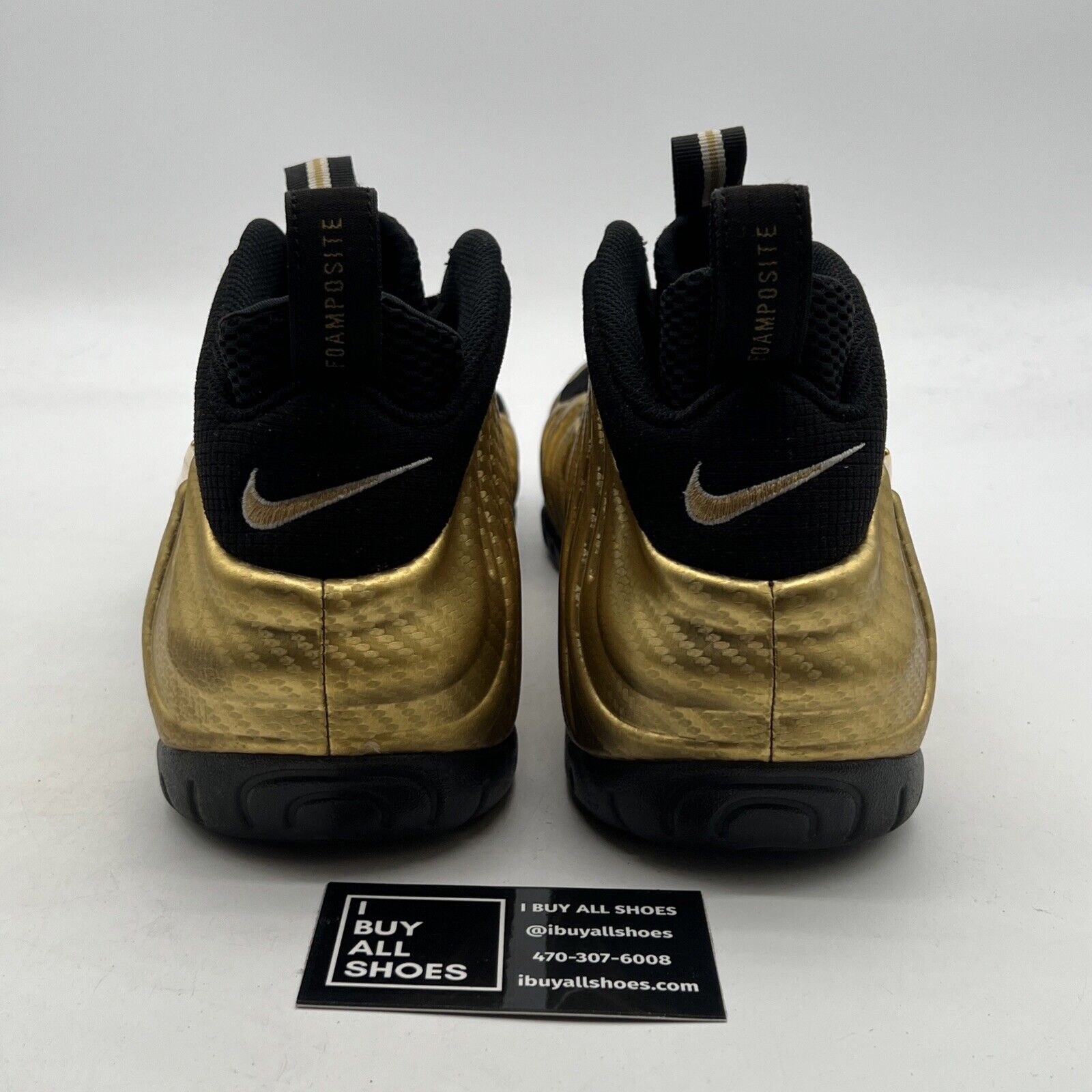 Size 13 - Nike Air Foamposite Pro Metallic Gold (624041-701)
