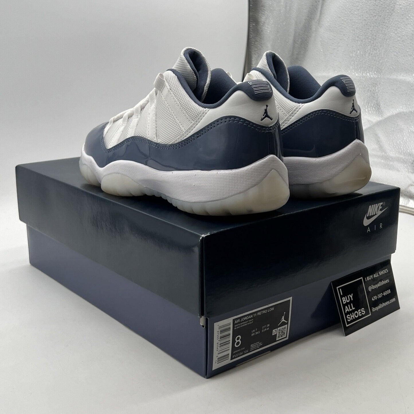 Size 8 - Air Jordan 11 Retro Low Diffused Blue (FV5104-104)