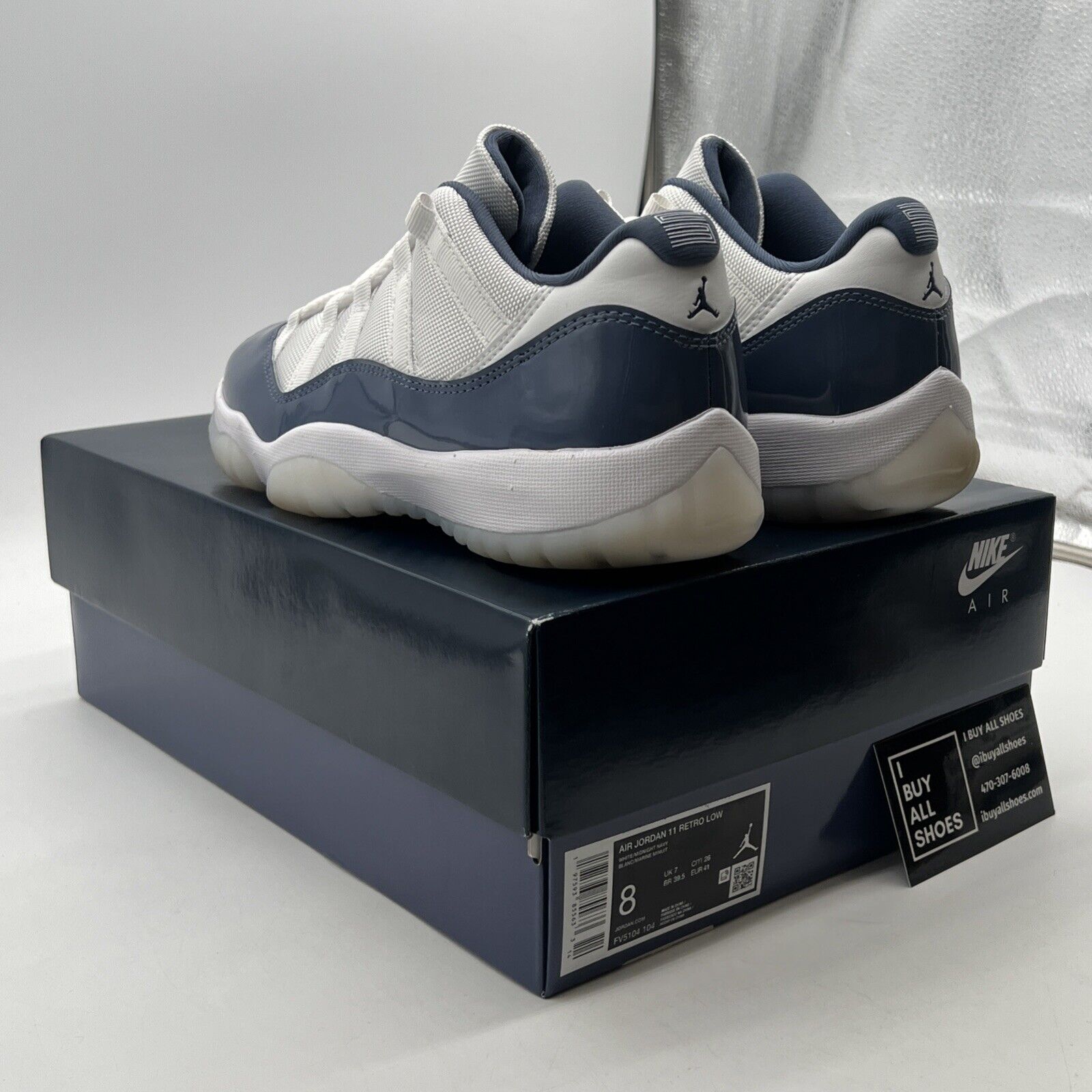 Size 8 - Air Jordan 11 Retro Low Diffused Blue (FV5104-104)