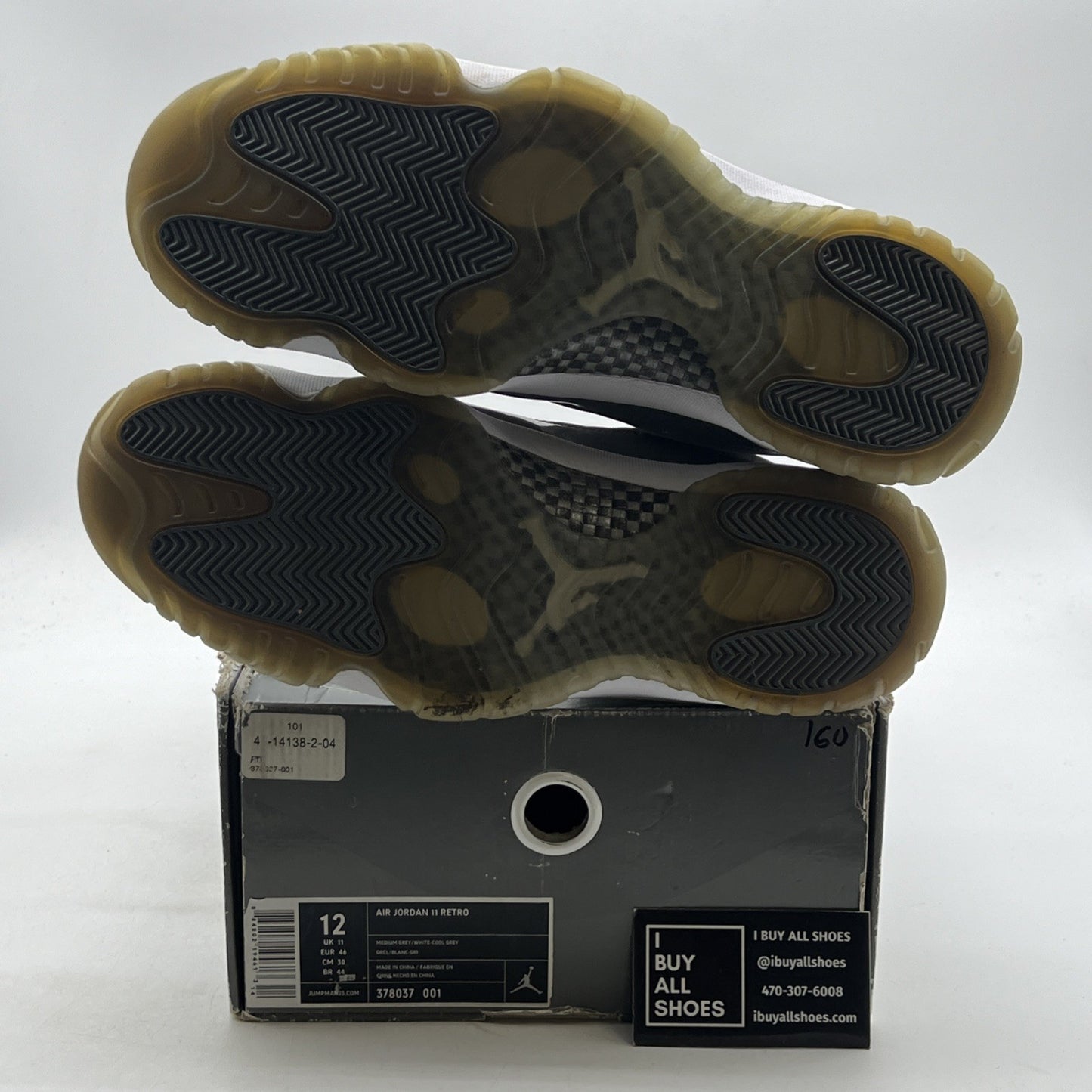 Size 12 - Air Jordan 11 Retro 2010 Cool Grey (378037-001)