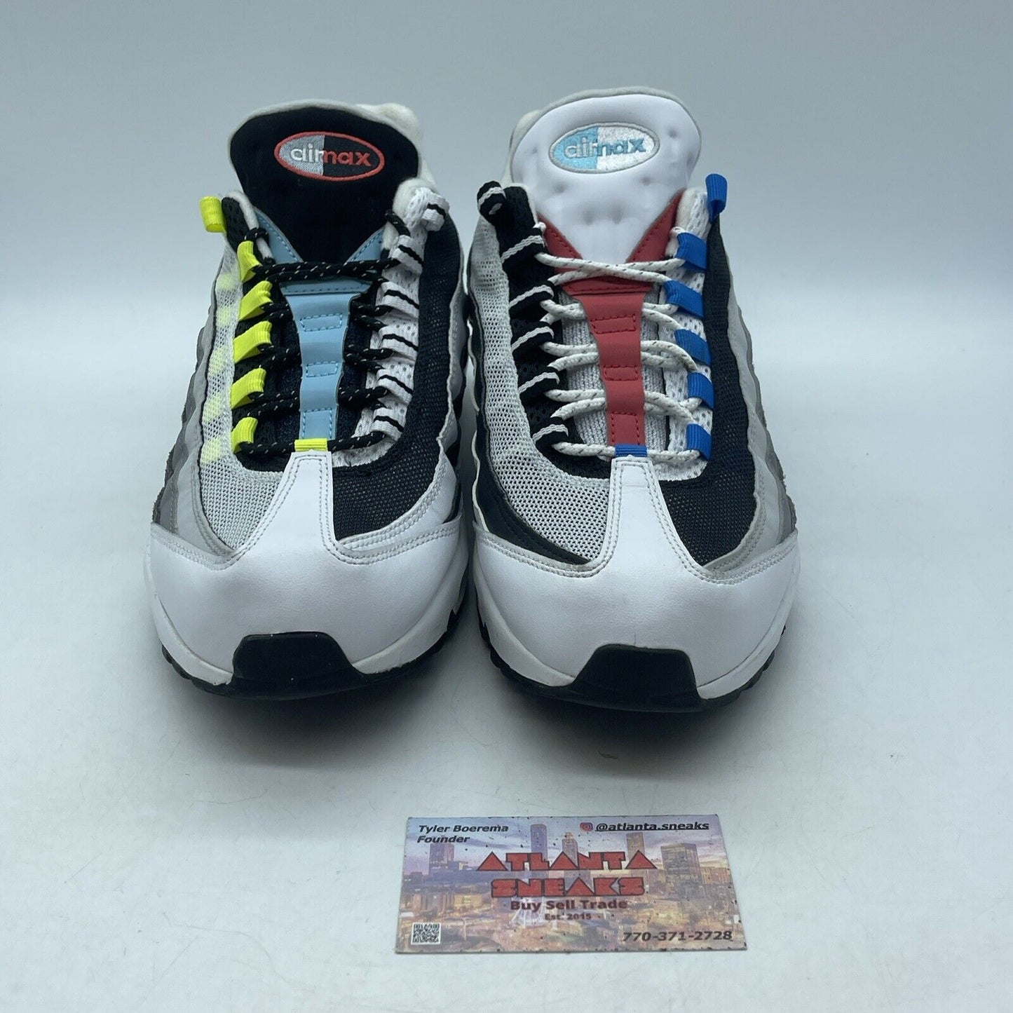 Size 10.5 - Nike Air Max 95 QS Greedy 2.0 White Grey Suede Leather (CJ0589-001)