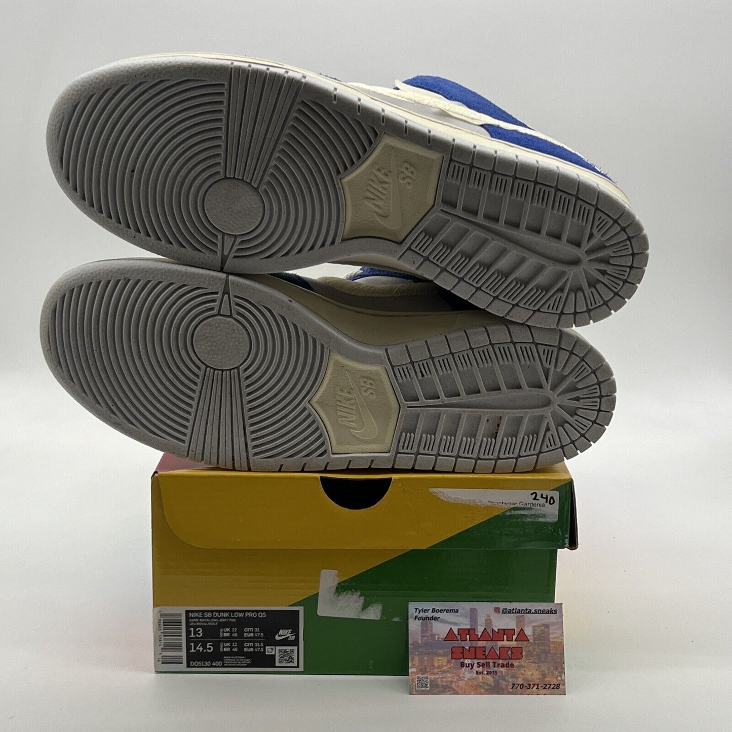 Size 13 - Nike Fly Streetwear x Dunk Pro SB Low Gardenia (DQ5130-400)