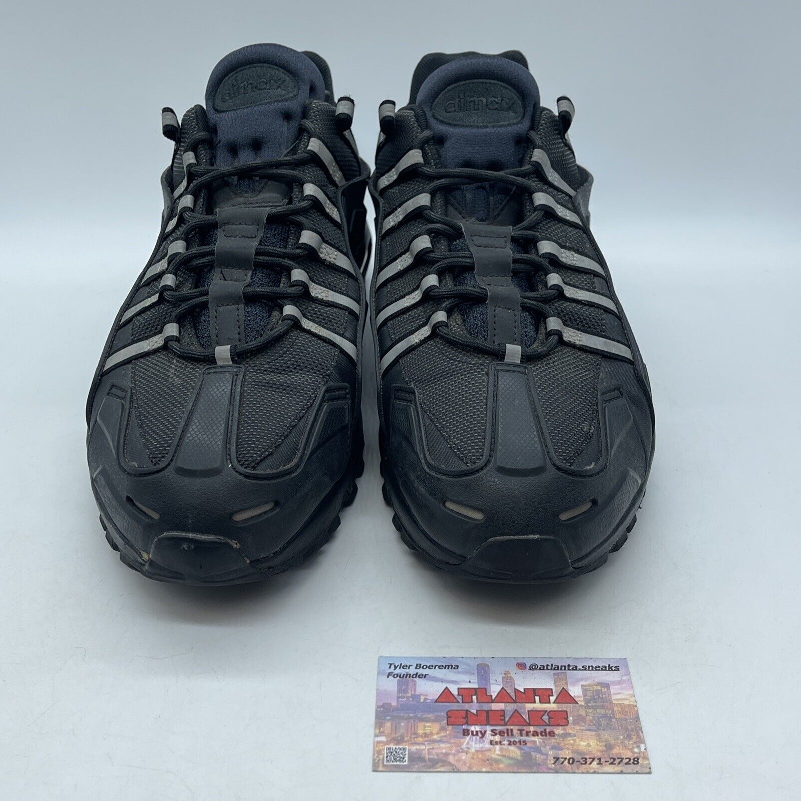 Size 14 - Nike Air Max 95 NDSTRKT Black Reflective Grey Black Suede (CZ3591-001)