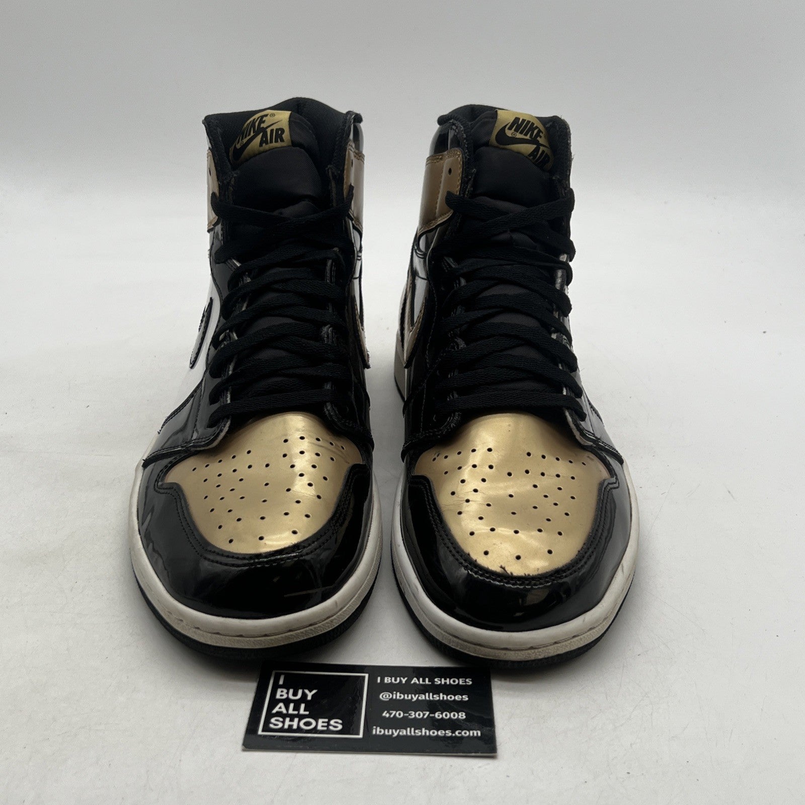 Size 14 - Air Jordan 1 Retro OG NRG High Gold Toe (861428-007)